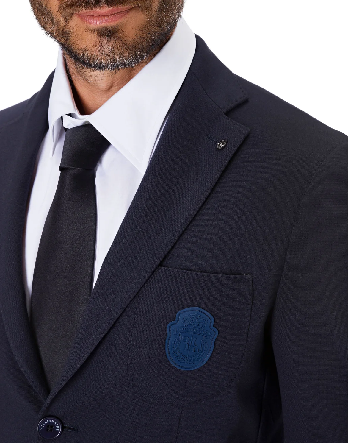 Blazer Slim Fit Crest, цвет: Синий