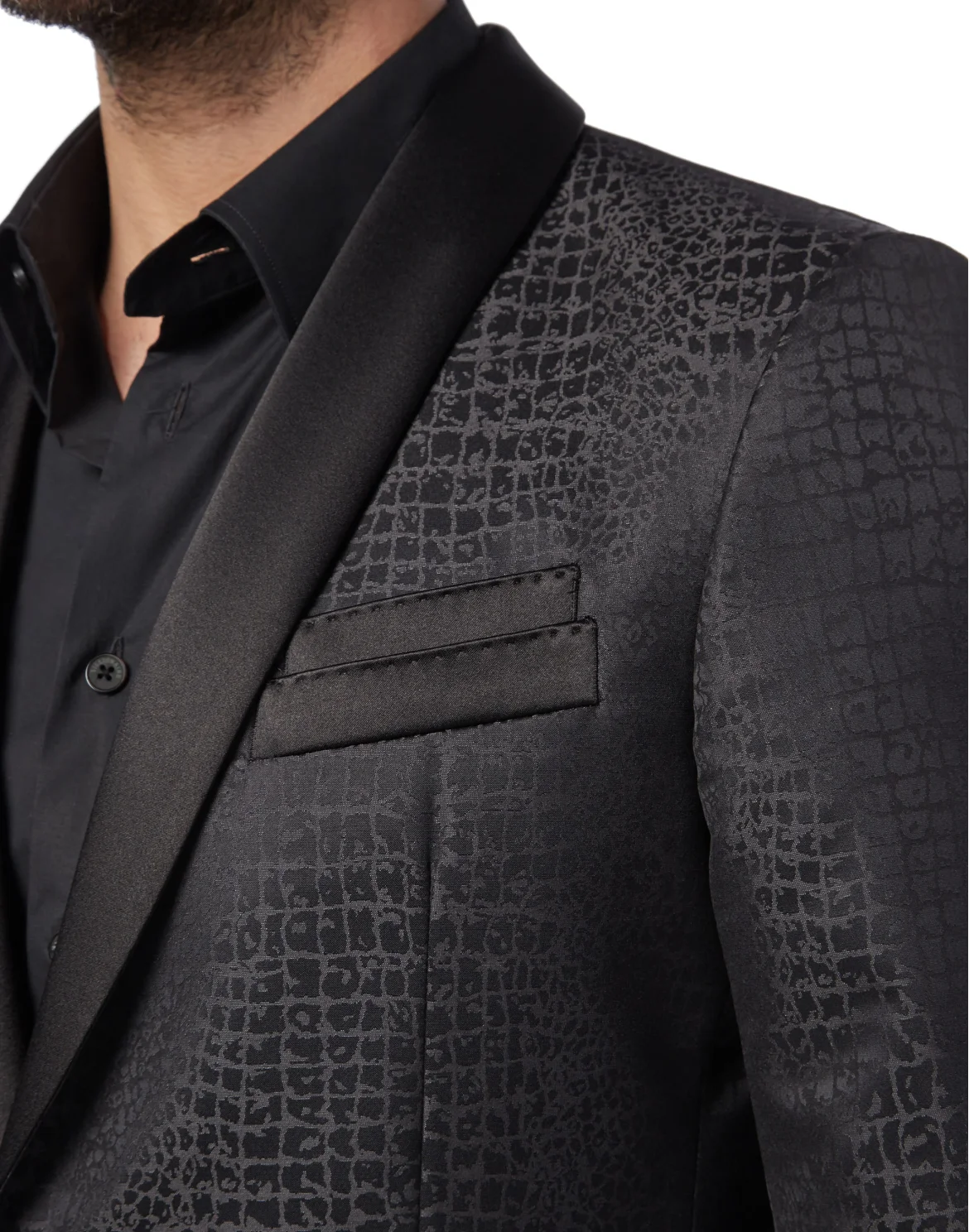 Blazer Slim Fit Elegant, цвет: Черный
