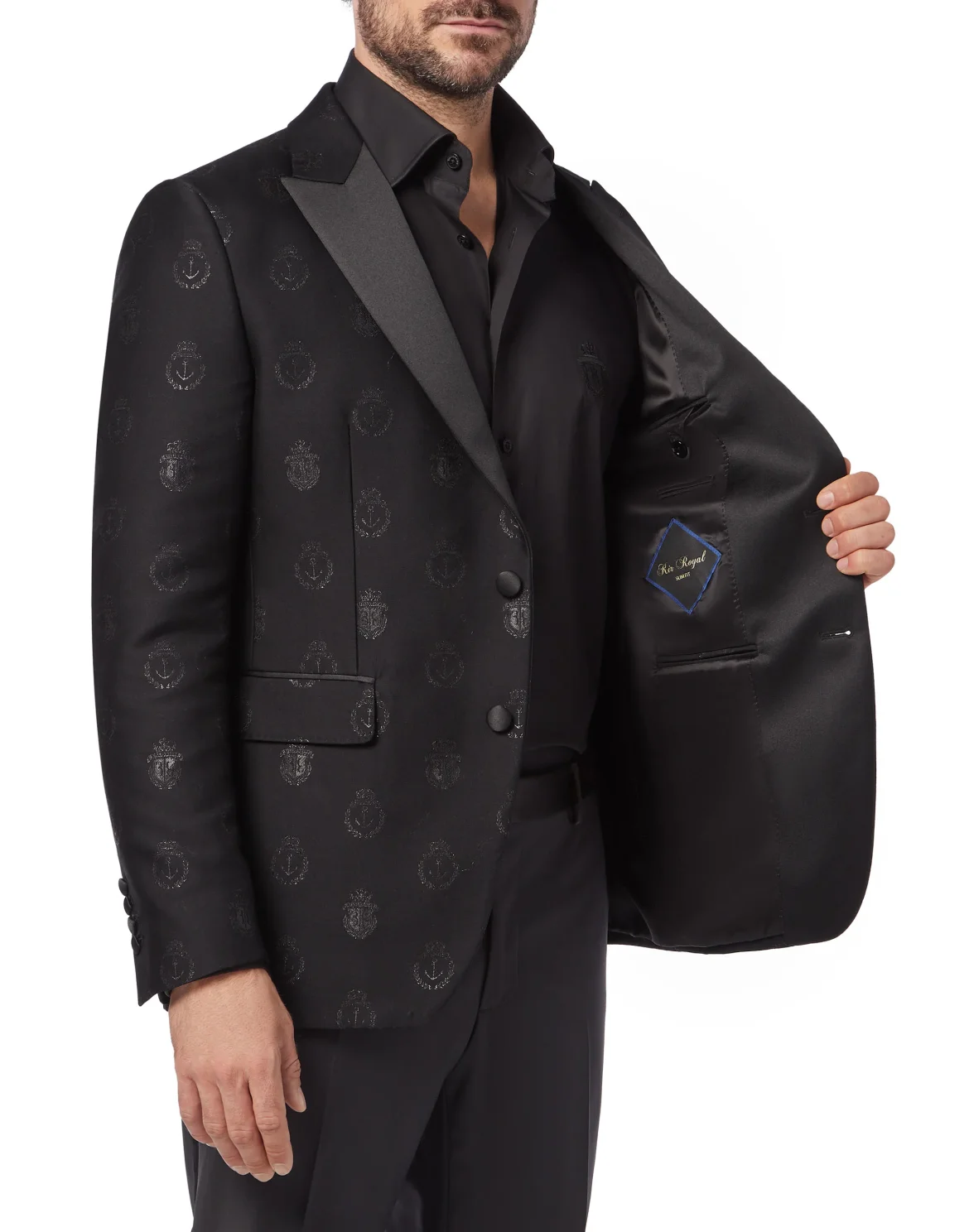 Blazer Slim Fit Members only, цвет: Черный