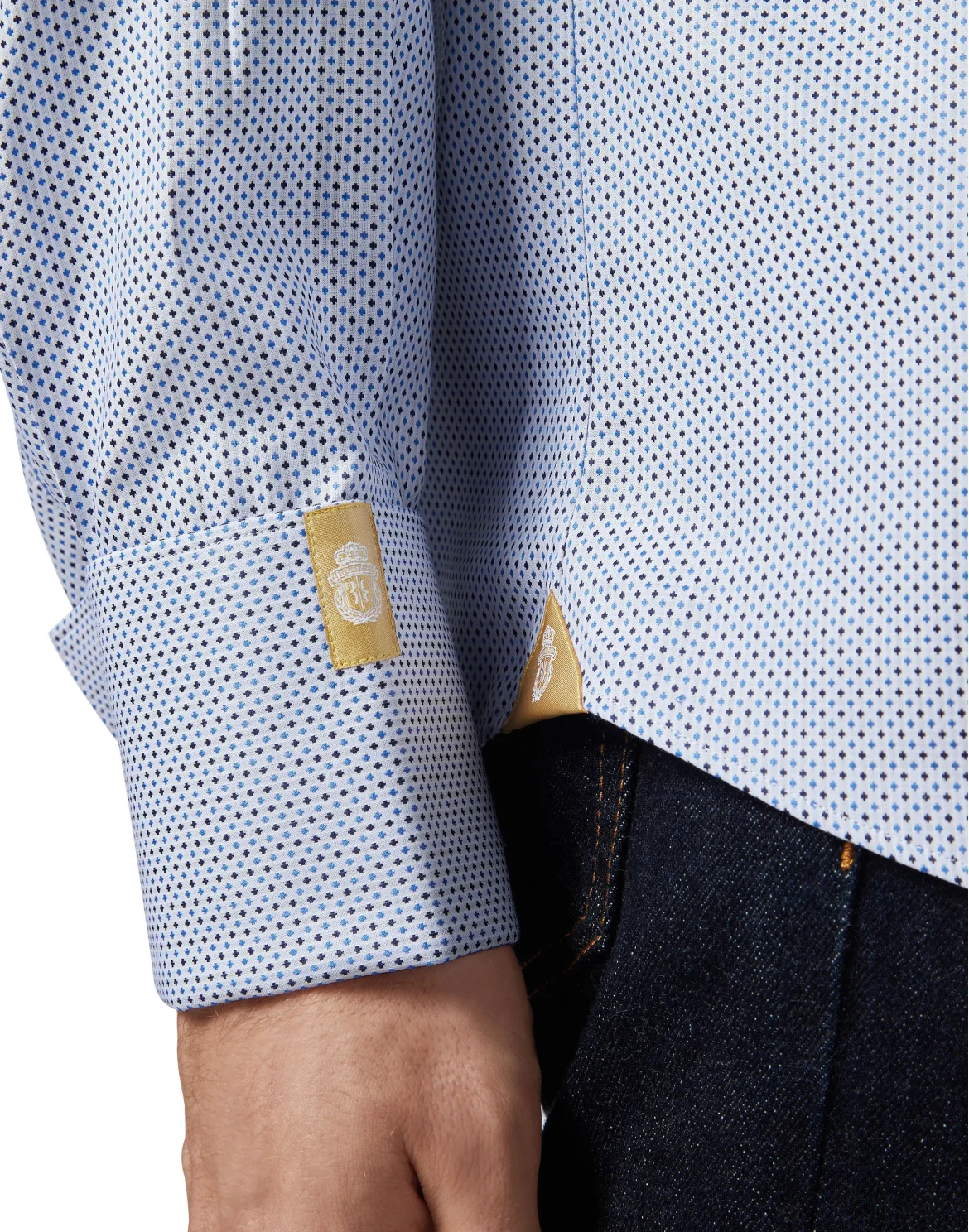 Shirt Gold Cut LS/Flavio Original, цвет: Синий