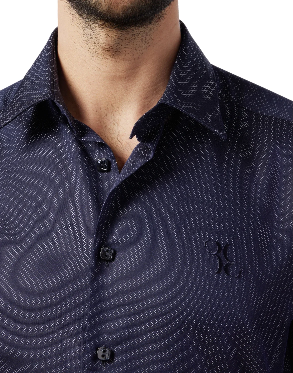 Shirt Silver Cut LS/Milano Double B, цвет: Синий