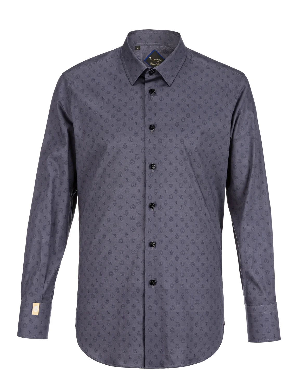 Shirt Silver Cut LS/Multi Members only, цвет: Черный