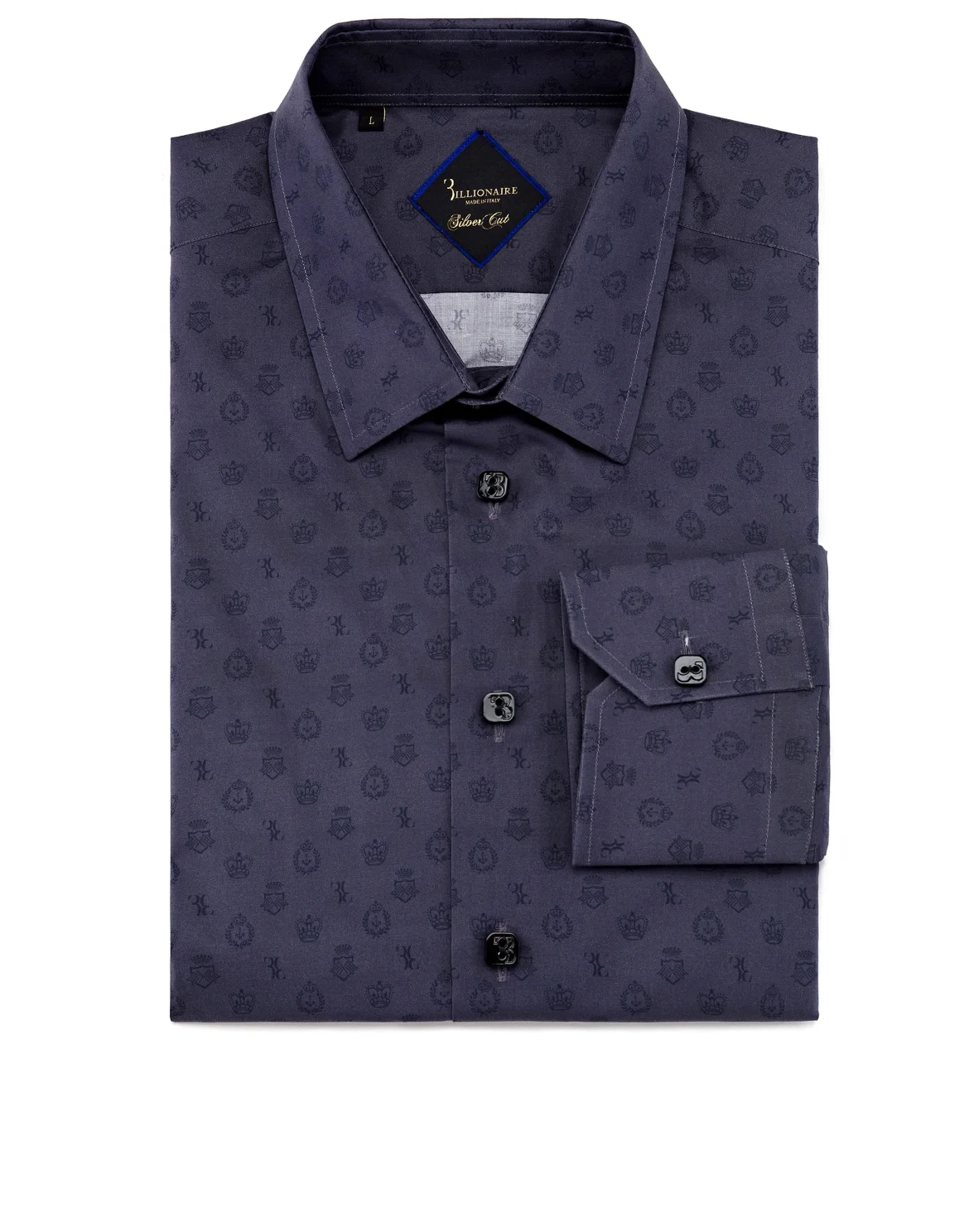 Shirt Silver Cut LS/Multi Members only, цвет: Черный
