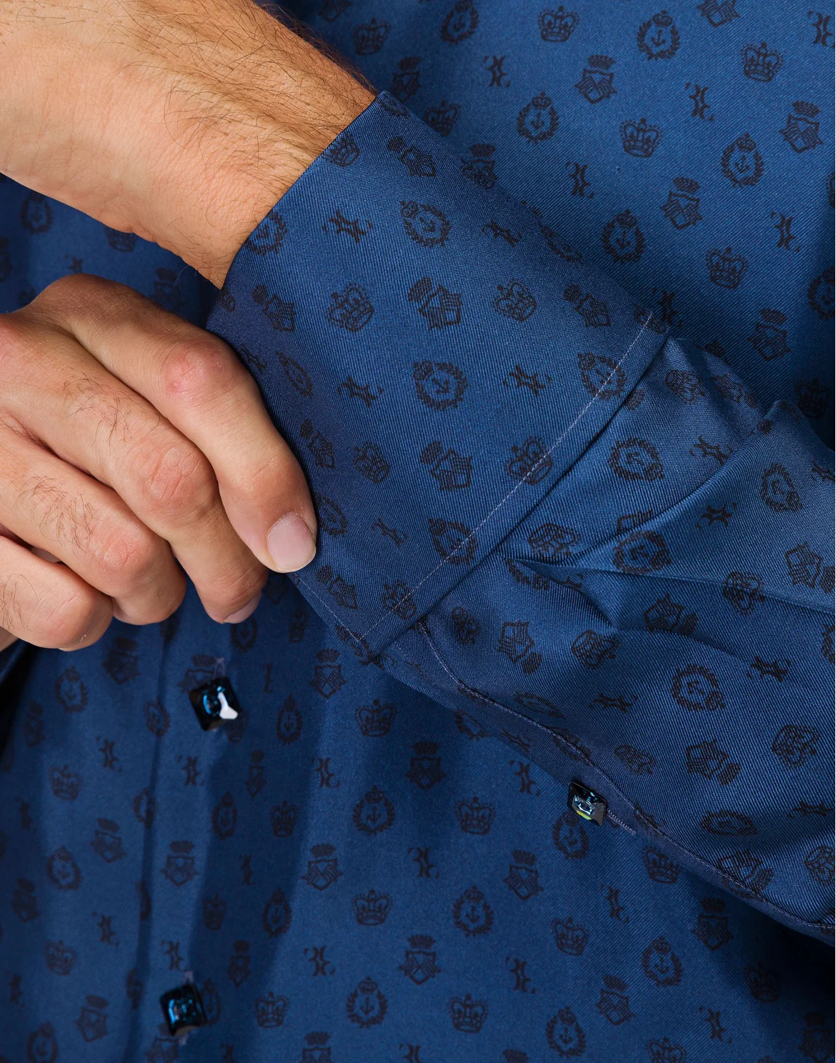 Shirt Gold Cut LS/Milano Members only, цвет: Синий