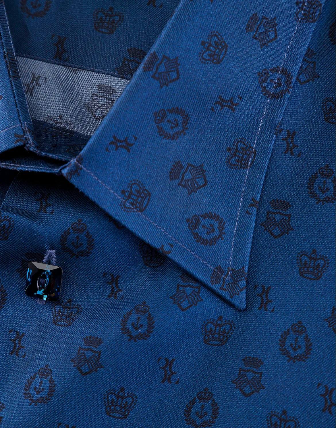 Shirt Gold Cut LS/Milano Members only, цвет: Синий
