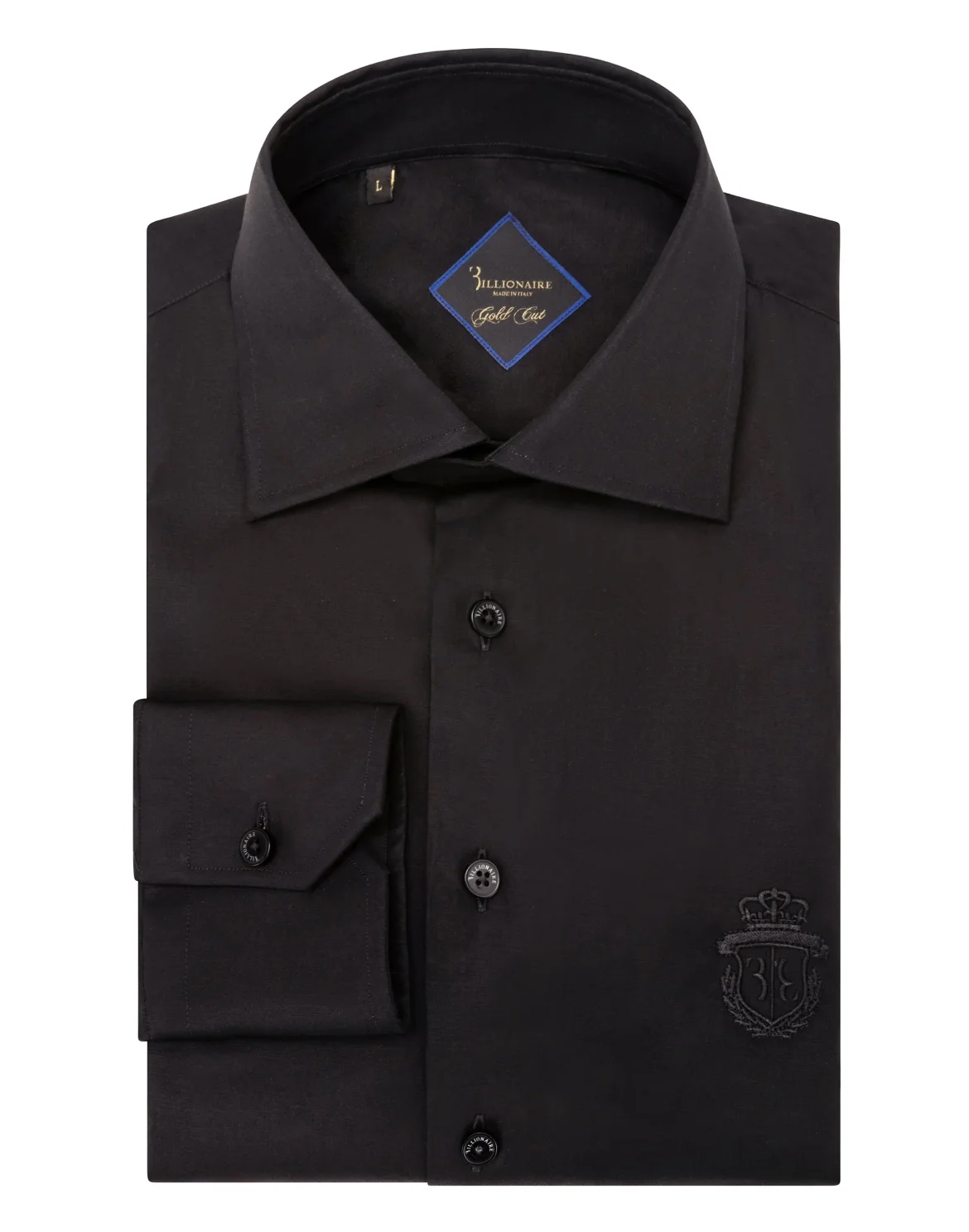 Shirt Gold Cut LS/Flavio Original, цвет: Черный