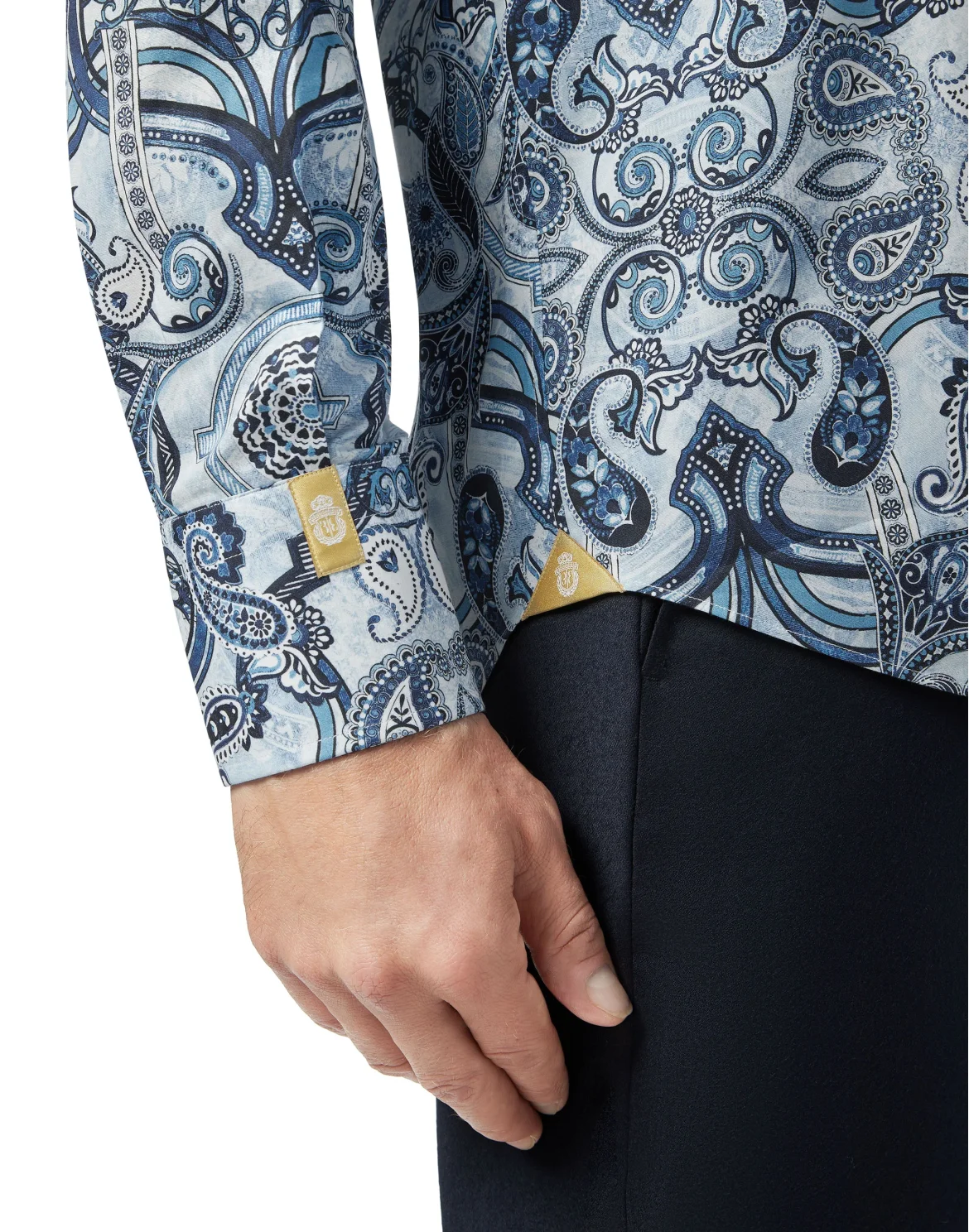 Shirt Gold Cut LS/Flavio Original, цвет: Синий