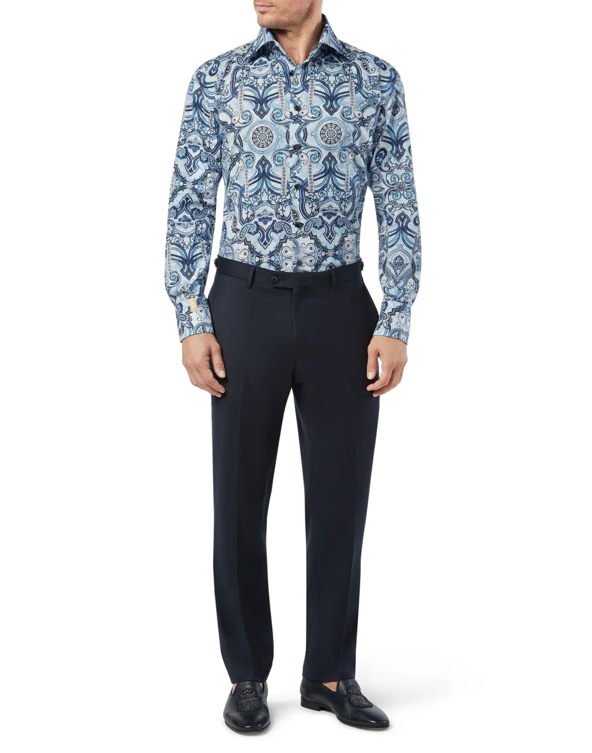Shirt Gold Cut LS/Flavio Original, цвет: Синий