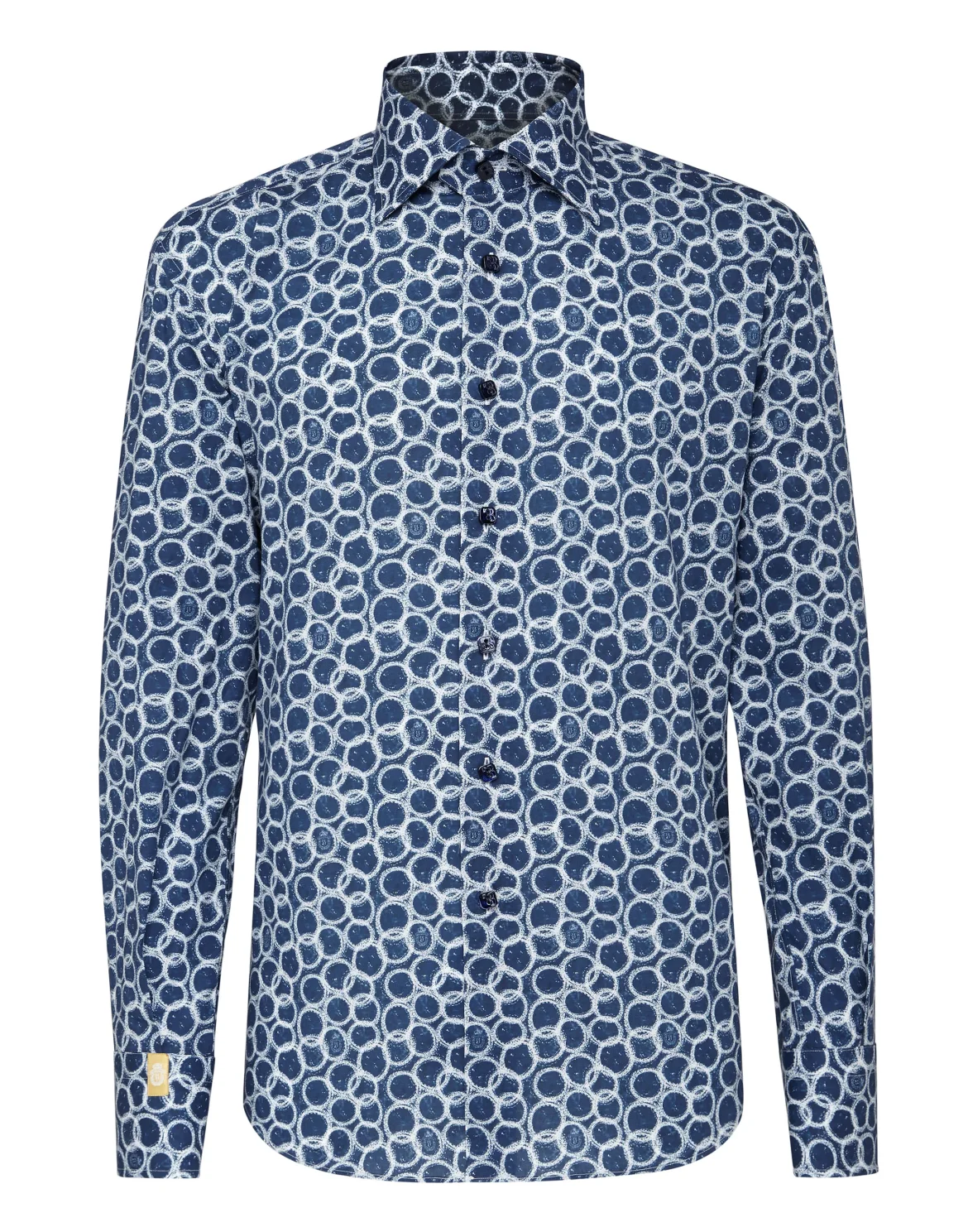 Shirt Gold Cut LS/Flavio Original, цвет: Синий