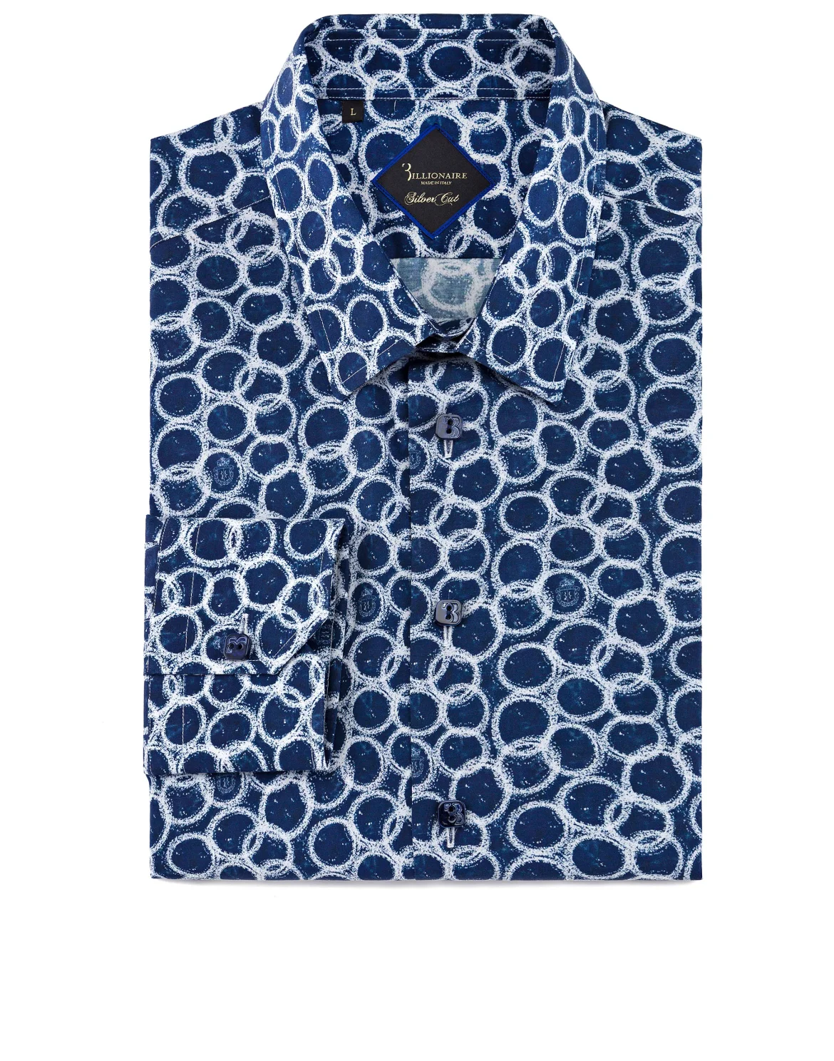 Shirt Gold Cut LS/Flavio Original, цвет: Синий
