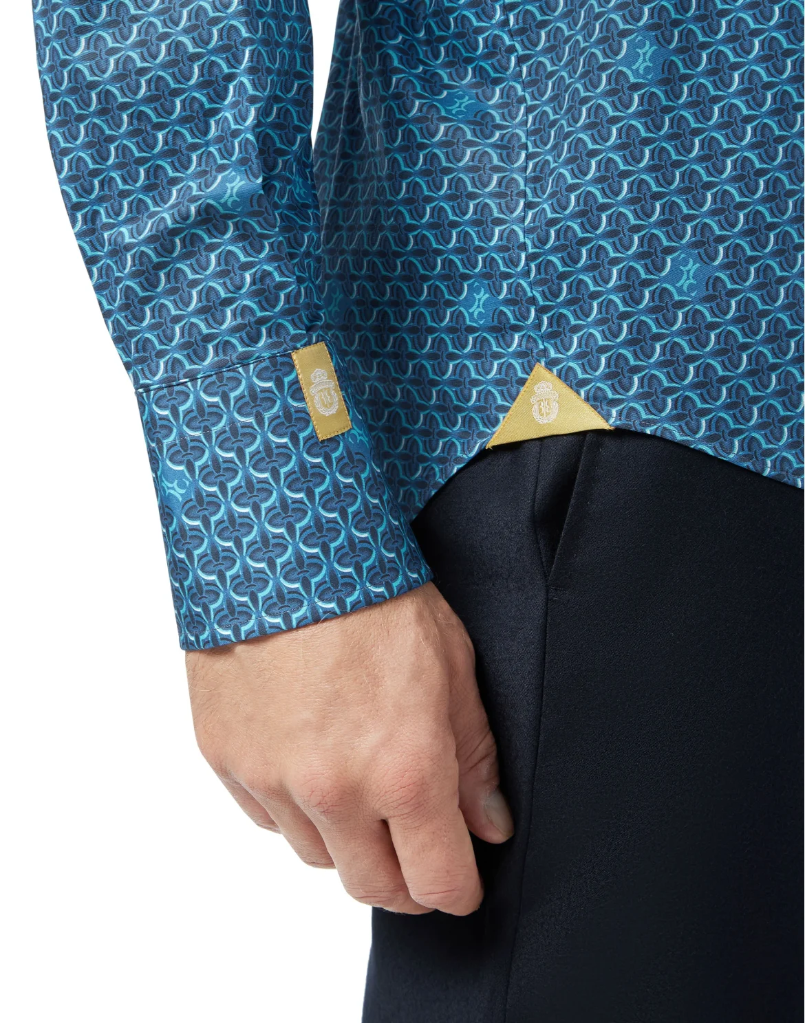 Shirt Gold Cut LS/Milano Original, цвет: Синий