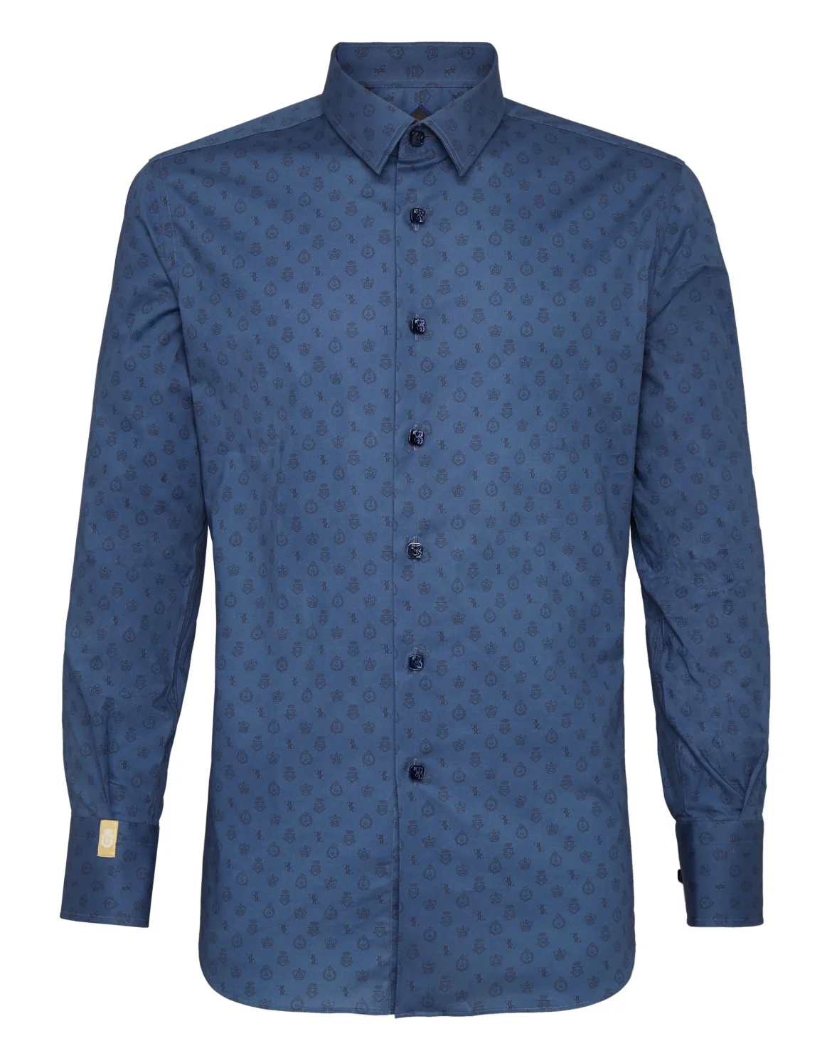 Shirt Gold Cut LS/multi Members only, цвет: Синий