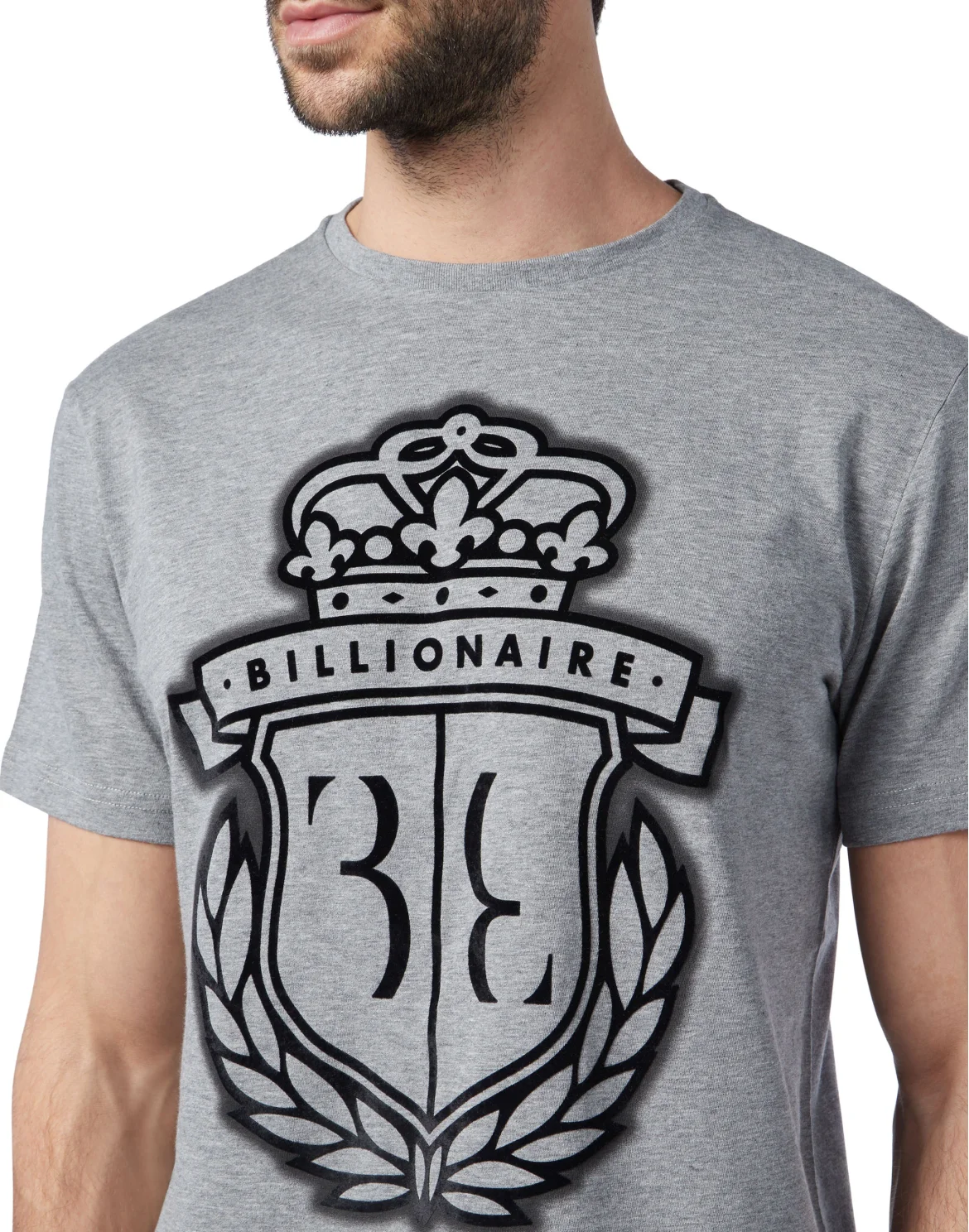 T-shirt Round Neck SS Crest, цвет: Серый