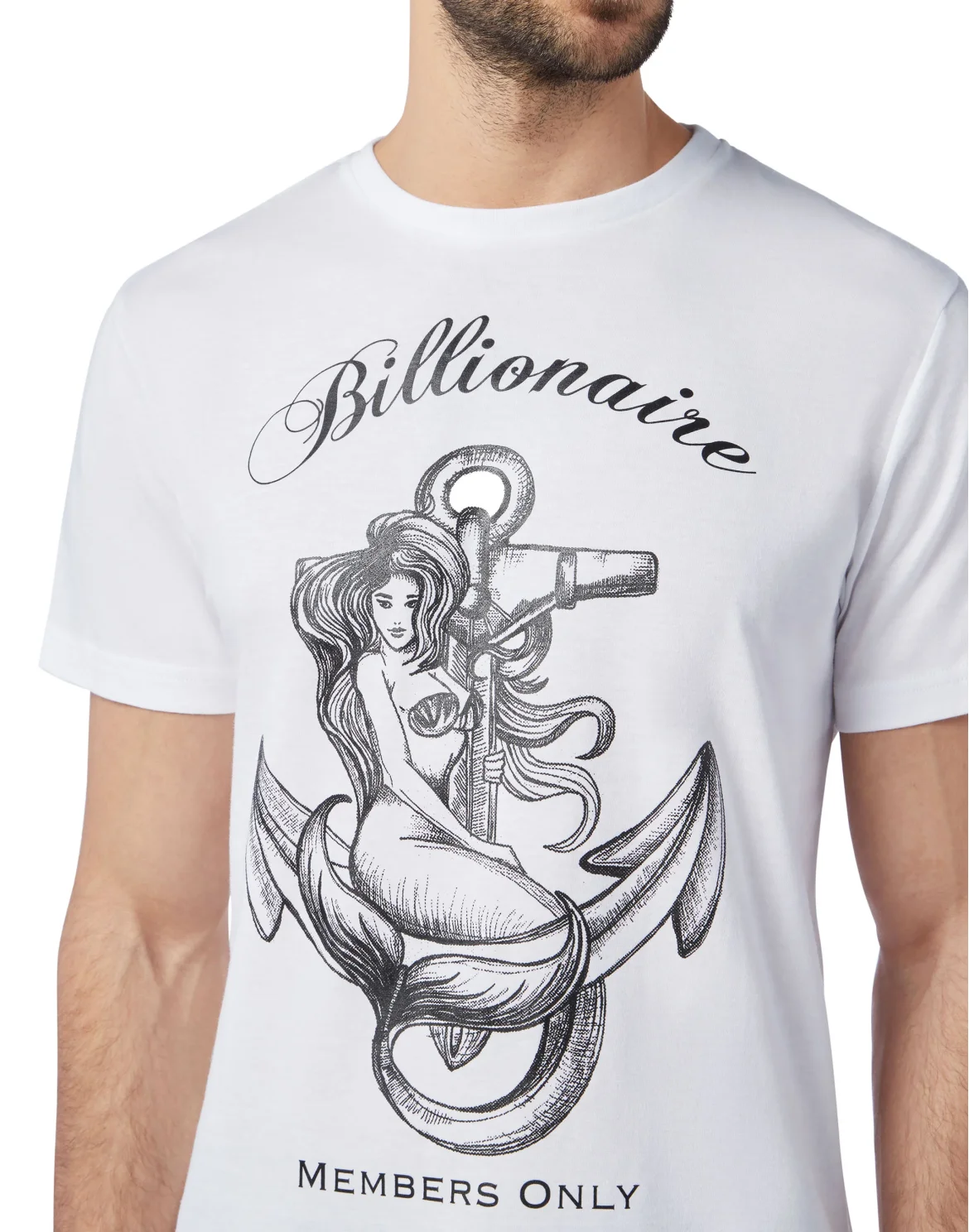 T-shirt Round Neck SS Members only, цвет: Белый