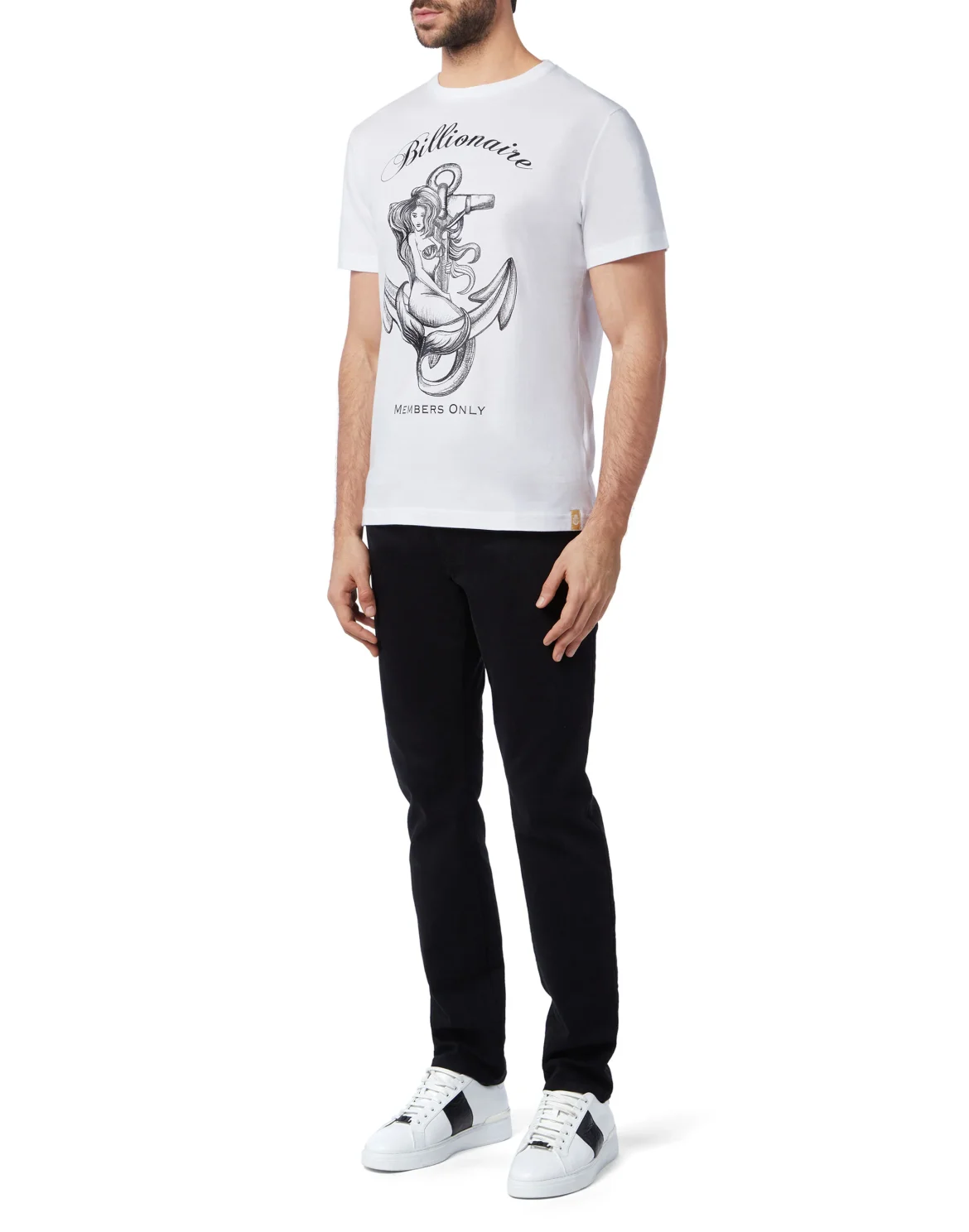 T-shirt Round Neck SS Members only, цвет: Белый