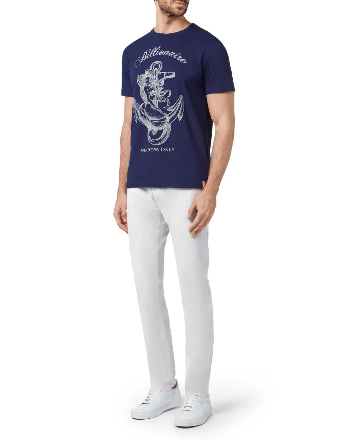 T-shirt Round Neck SS Members only, цвет: Синий