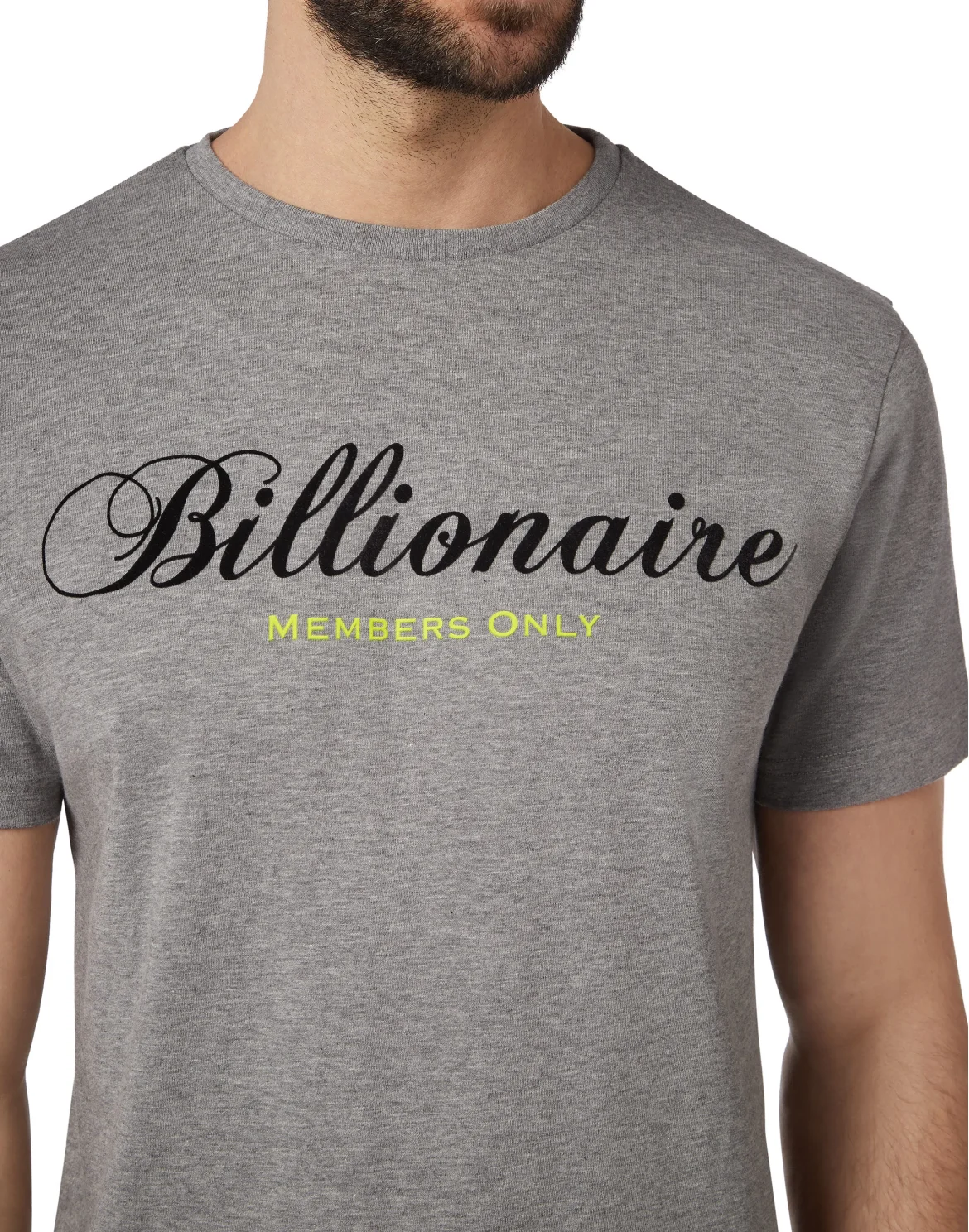 T-shirt Round Neck SS Members only, цвет: Серый