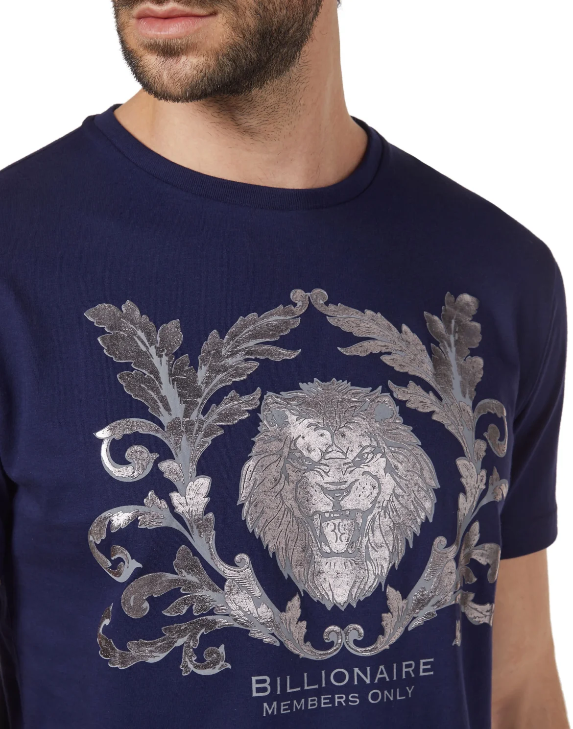 T-shirt Round Neck SS Lion, цвет: Синий