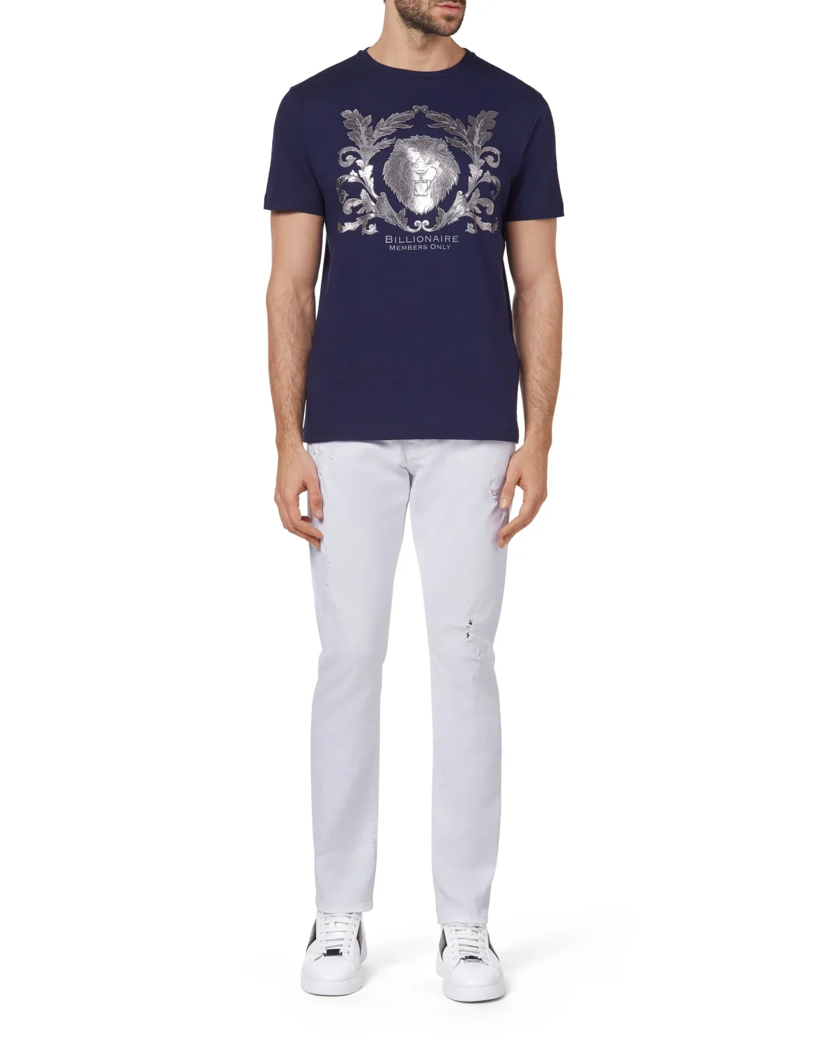 T-shirt Round Neck SS Lion, цвет: Синий
