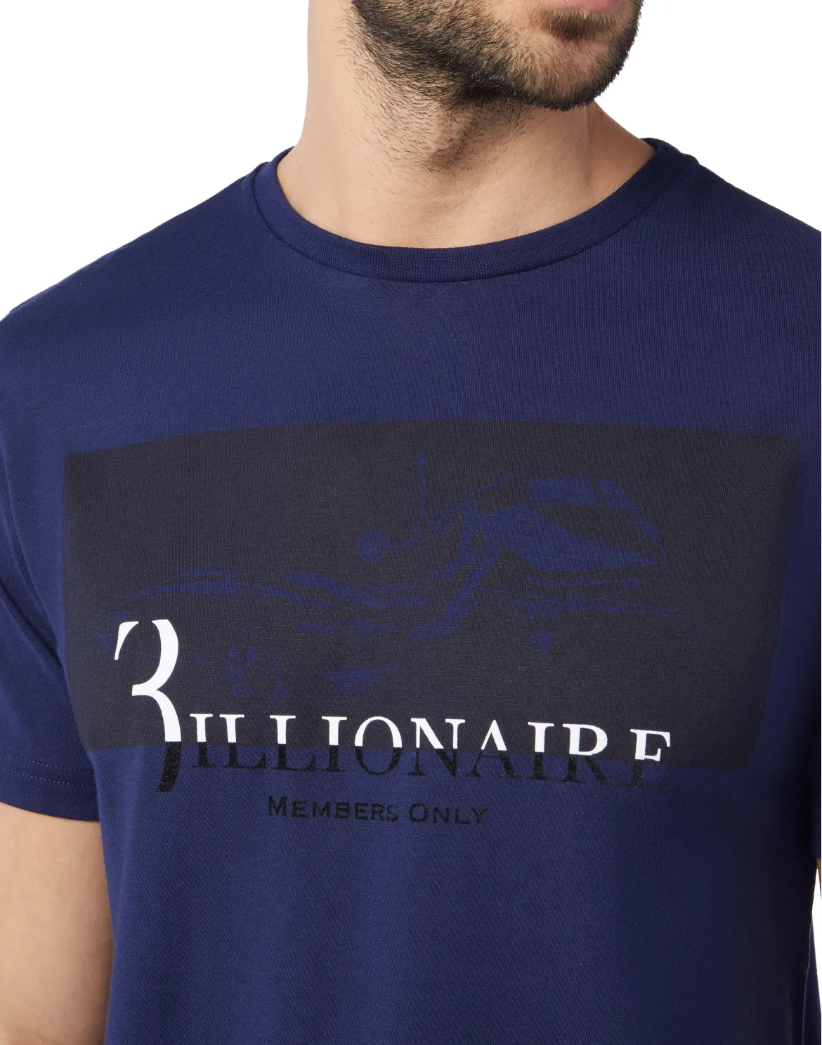 T-shirt Round Neck SS Members only, цвет: Синий