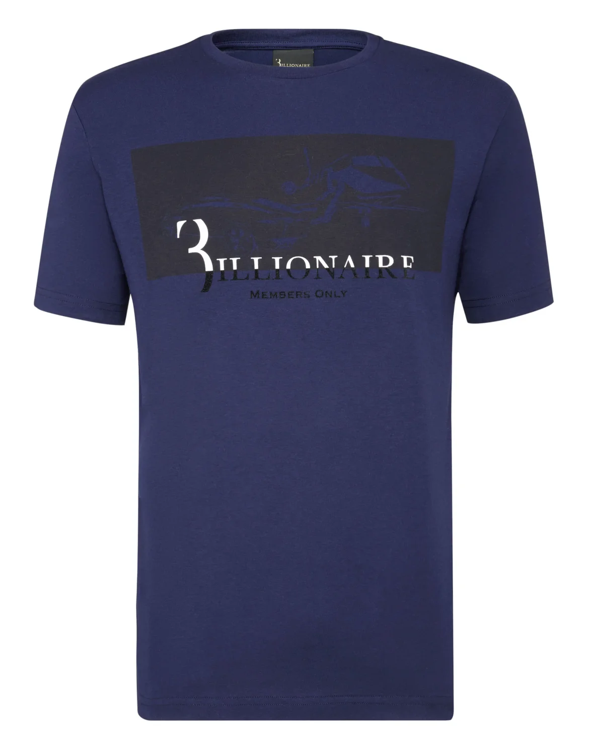 T-shirt Round Neck SS Members only, цвет: Синий