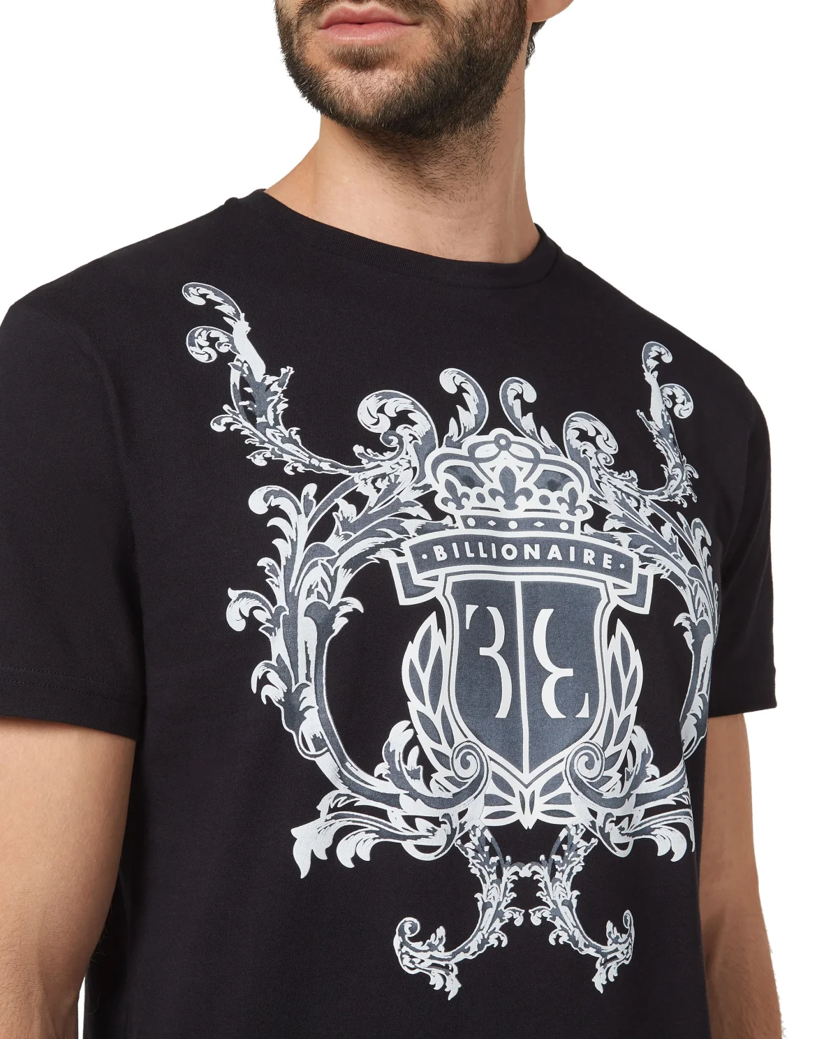 T-shirt Round Neck SS Lion, цвет: Черный