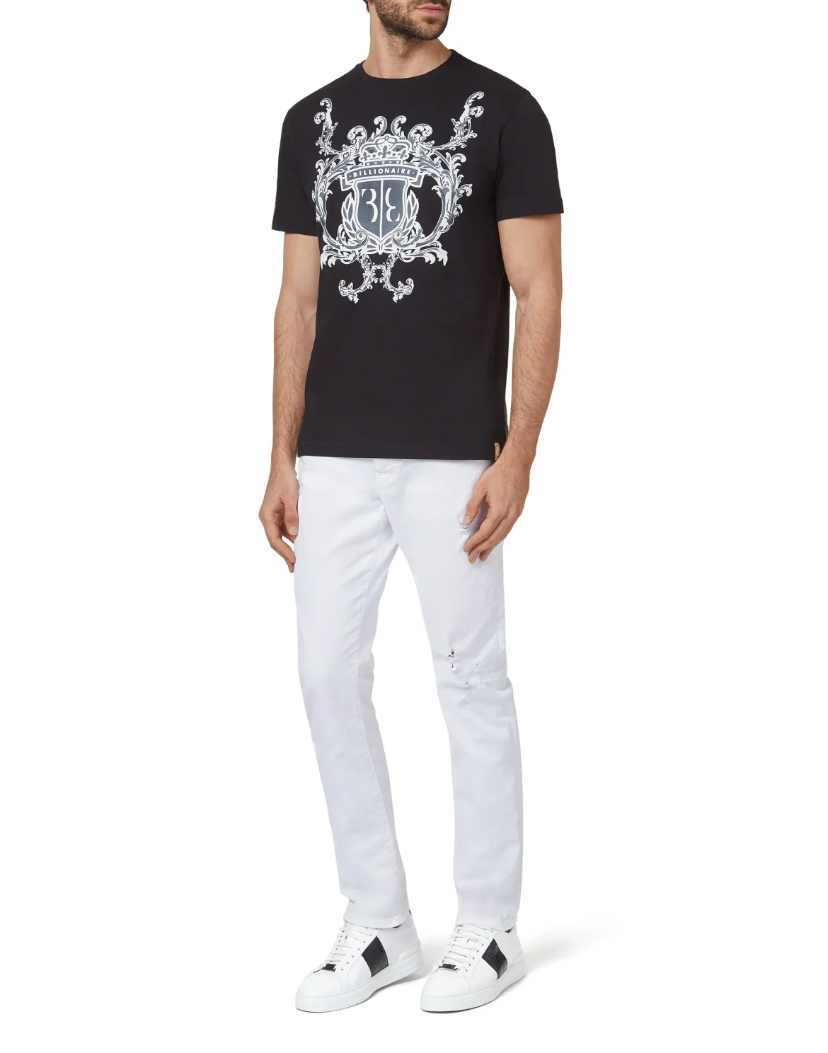 T-shirt Round Neck SS Lion, цвет: Черный
