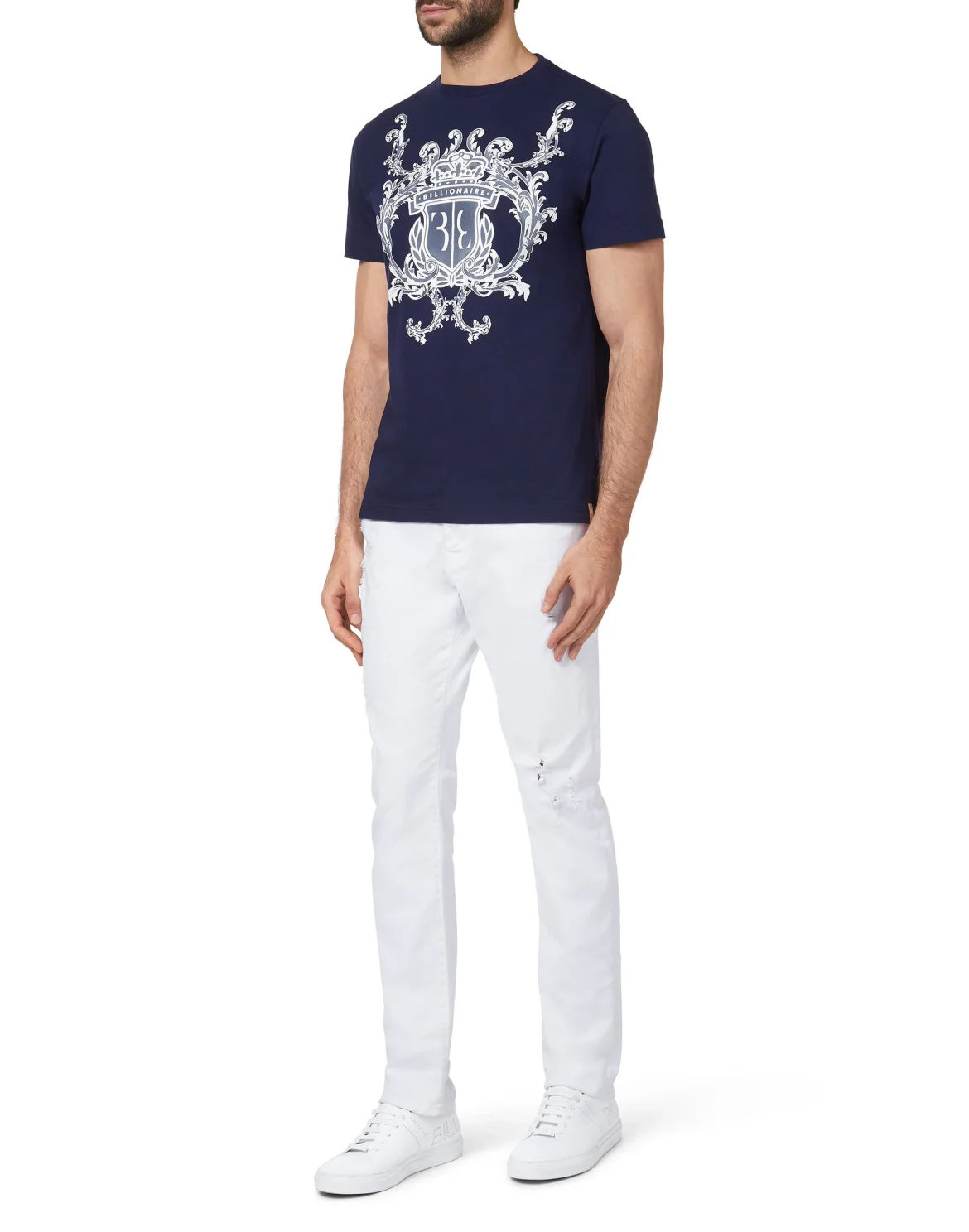 T-shirt Round Neck SS Lion, цвет: Синий