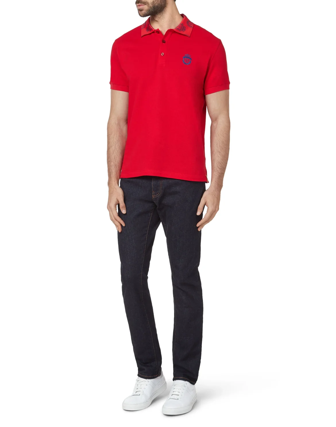 Polo shirt SS Crest, цвет: Красный