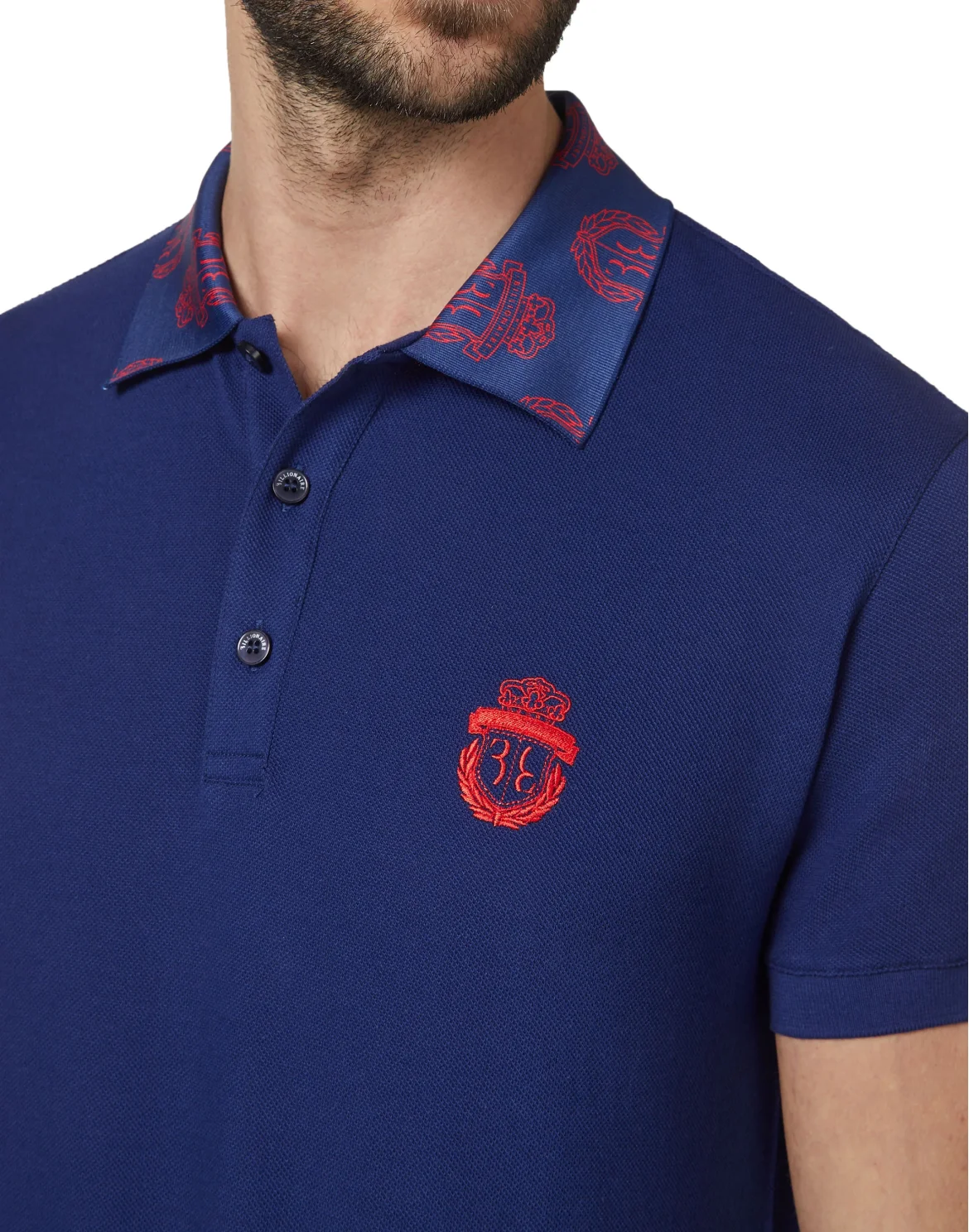 Polo shirt SS Crest, цвет: Синий