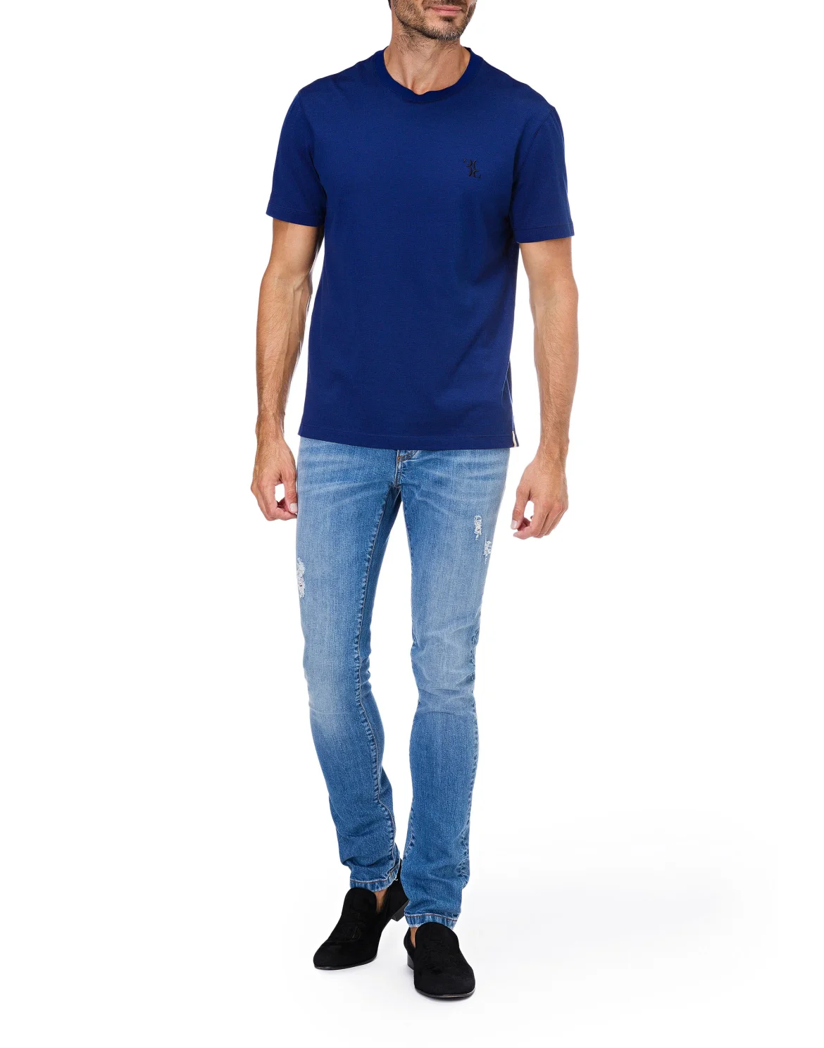 T-shirt Round Neck SS Double B, цвет: Синий