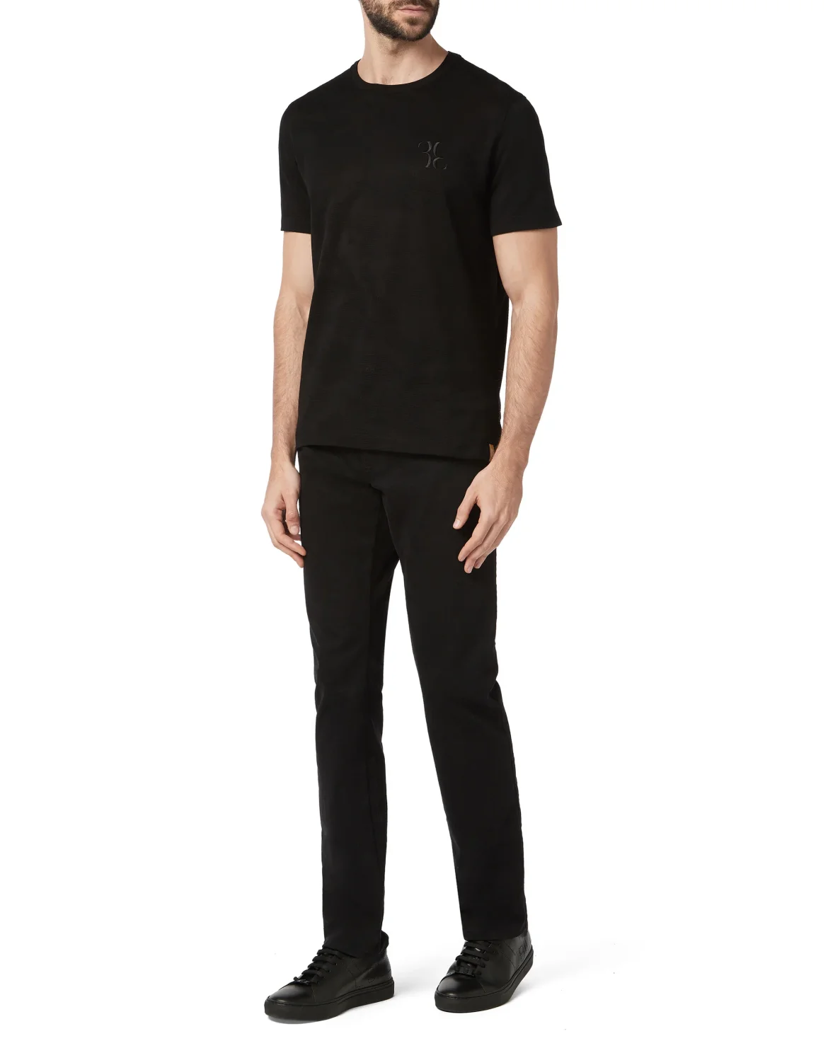 T-shirt Round Neck SS Statement, цвет: Черный