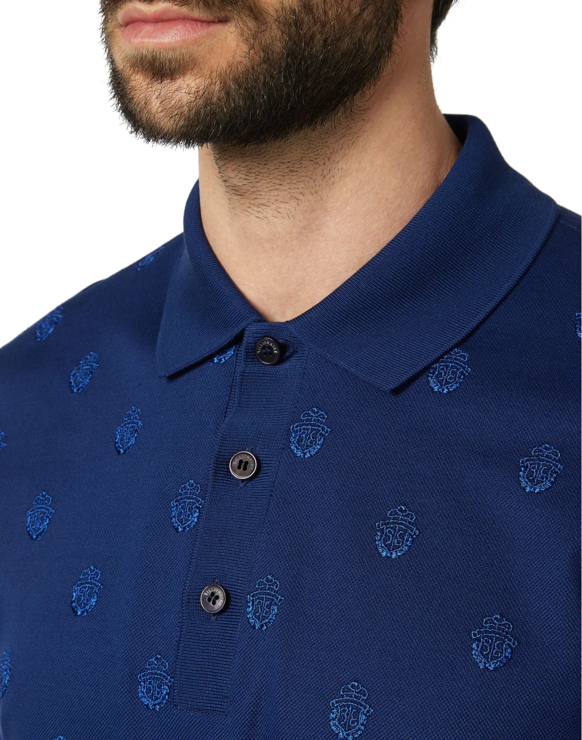 Polo shirt SS Crest, цвет: Синий