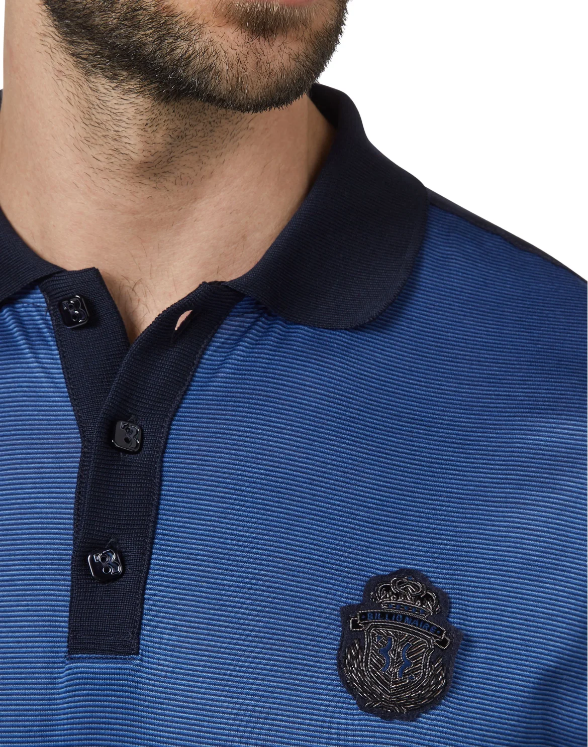 Polo shirt SS Crest, цвет: Синий