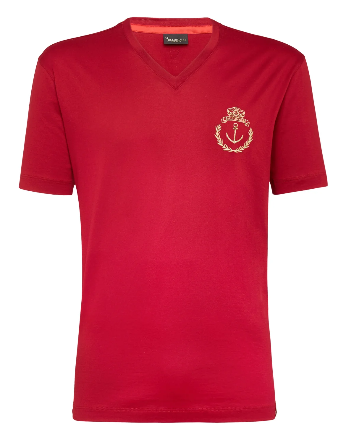 T-shirt V-Neck SS Members only, цвет: Красный