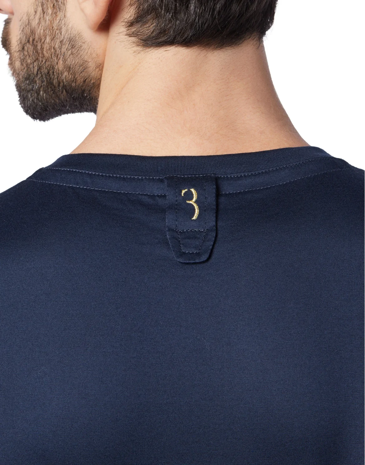 T-shirt V-Neck SS Members only, цвет: Синий