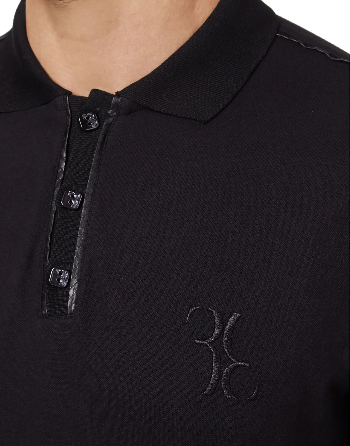 Polo shirt SS Double B, цвет: Черный