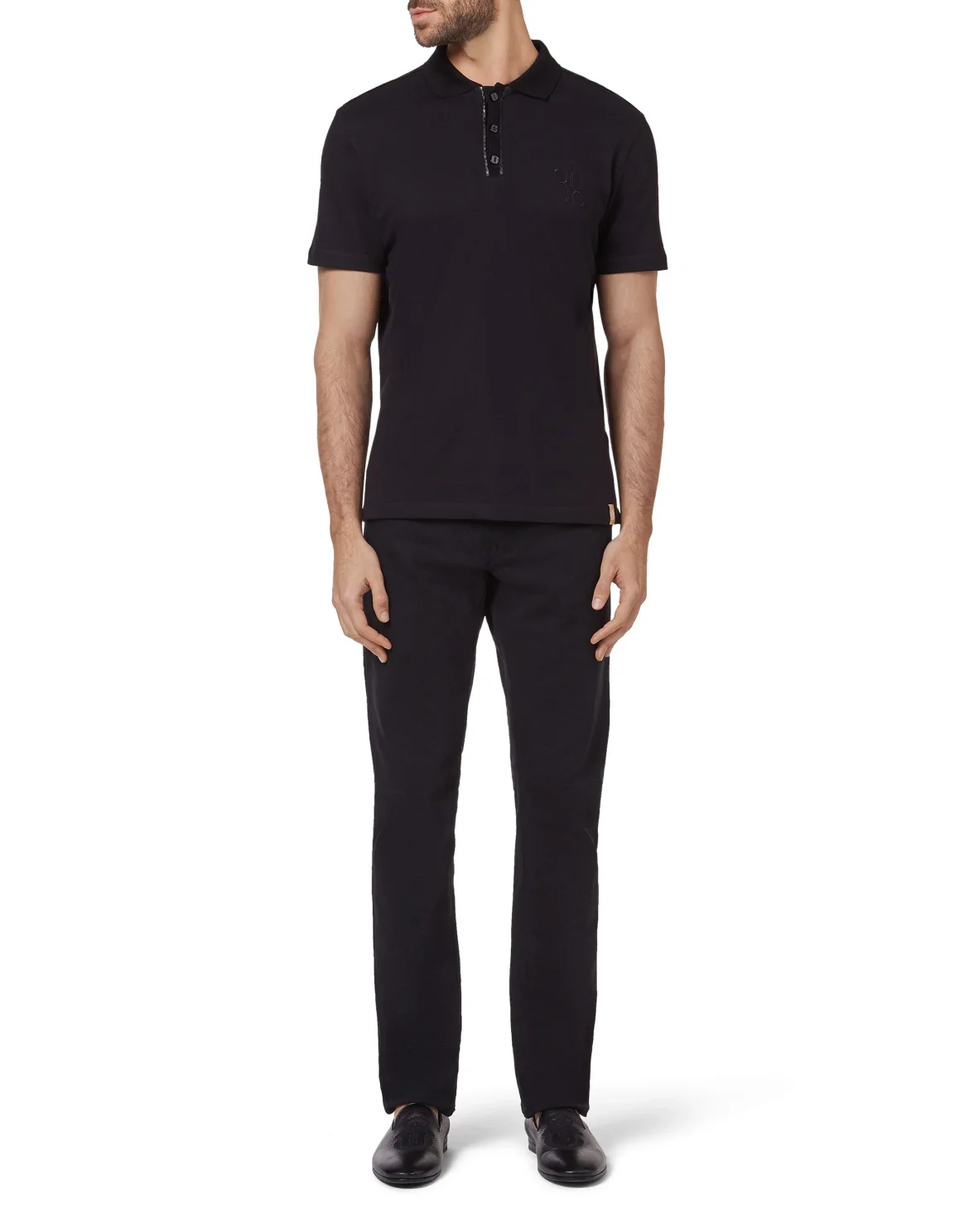 Polo shirt SS Double B, цвет: Черный