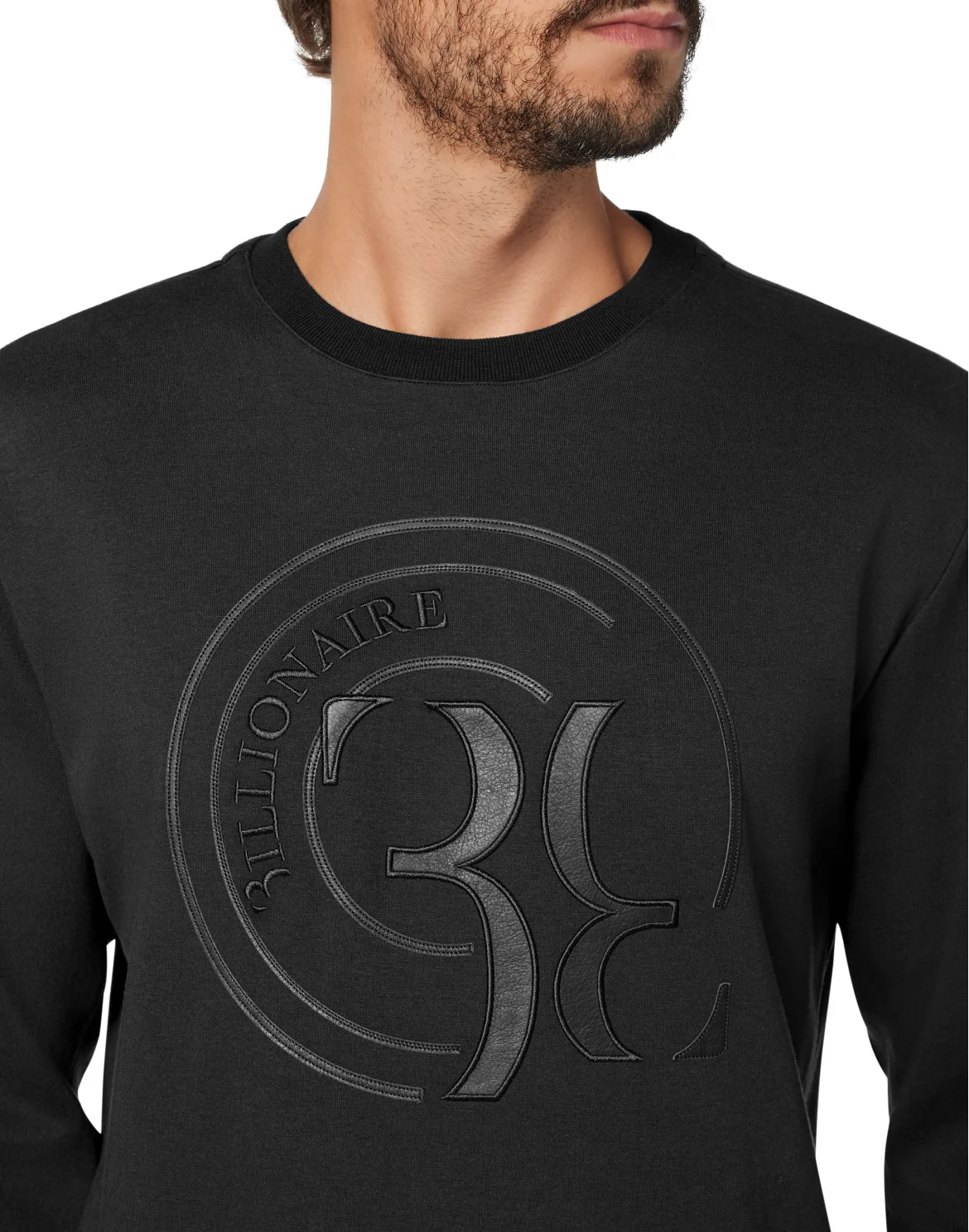 Sweatshirt LS Double B, цвет: Черный