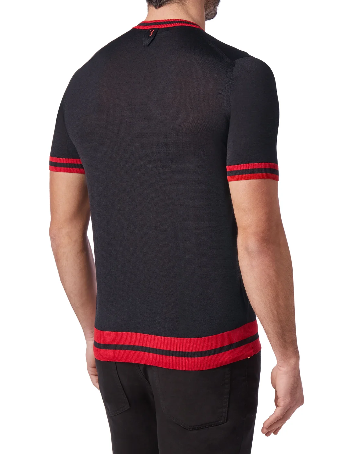 Pullover Round Neck SS Double B, цвет: Черный