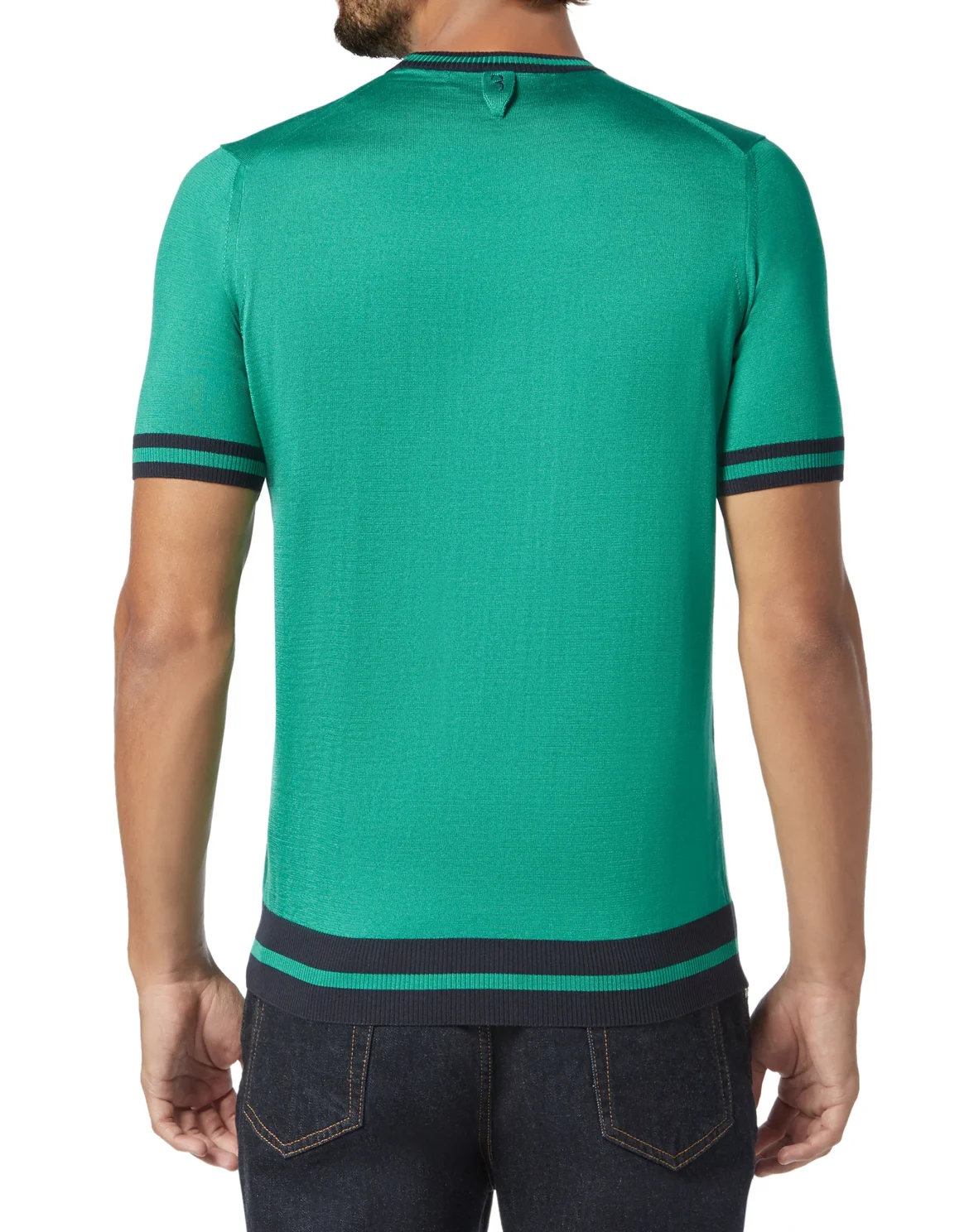 Pullover Round Neck SS Double B, цвет: Зеленый