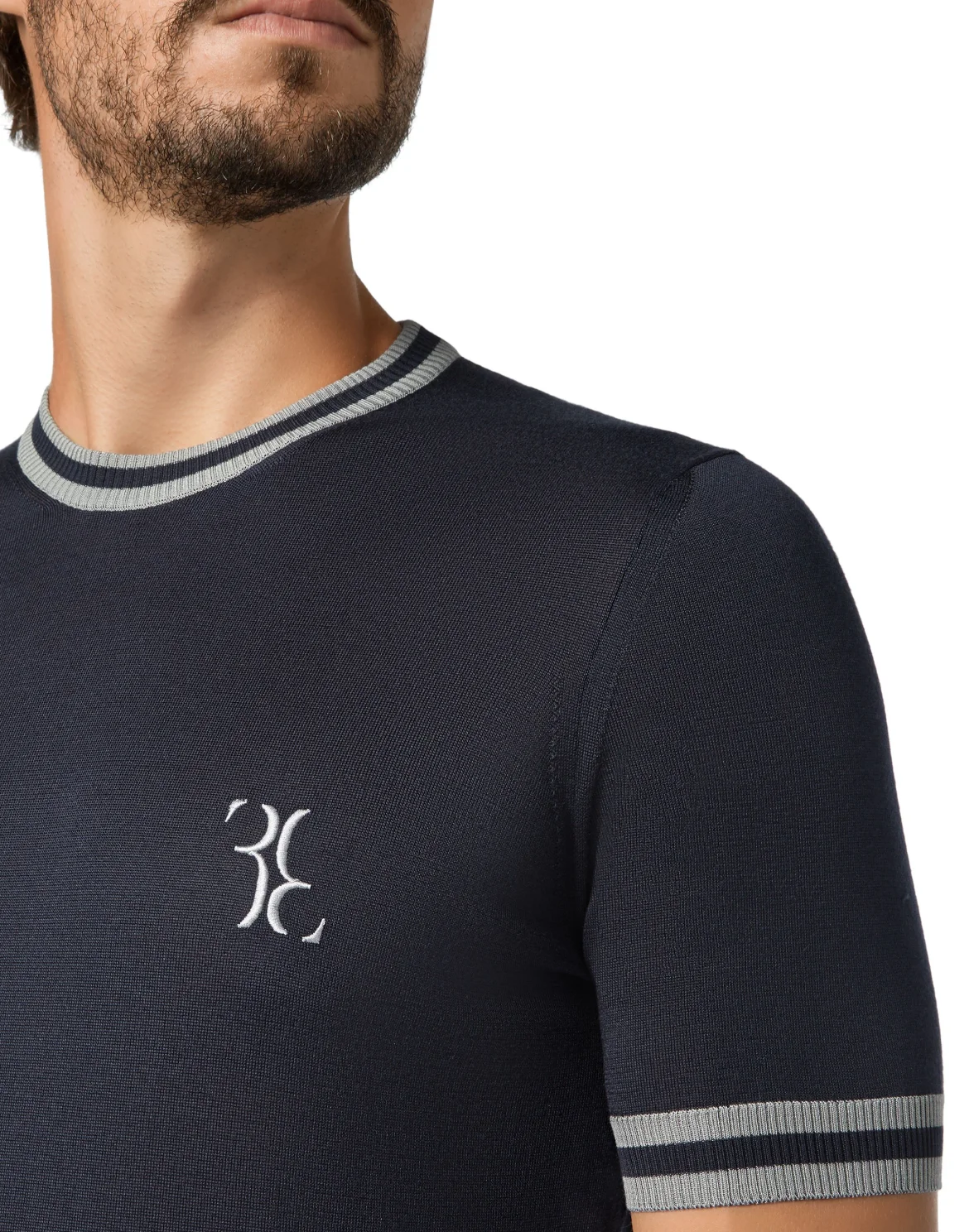 Pullover Round Neck SS Double B, цвет: Синий