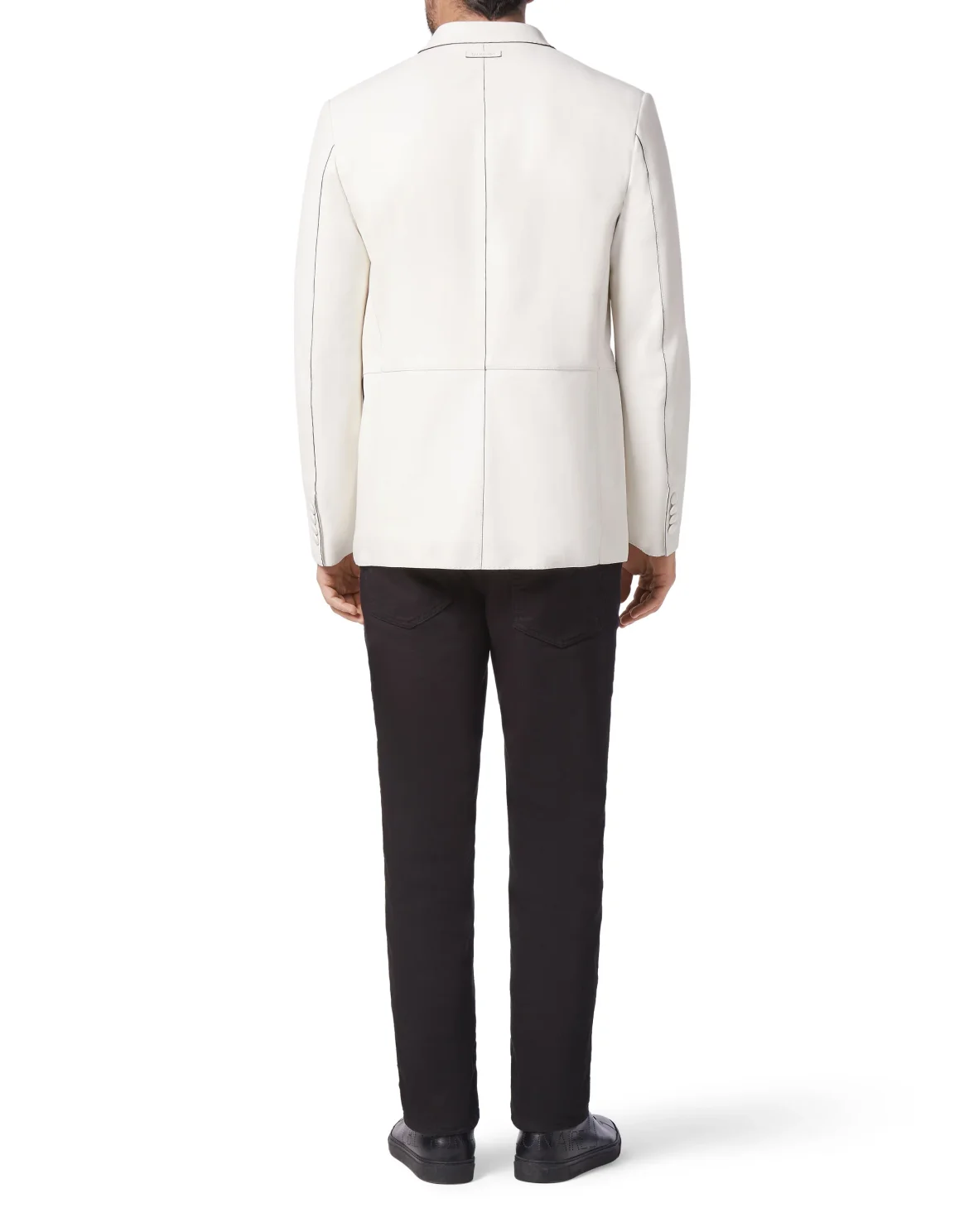 Leather Blazer Elegant, цвет: Белый