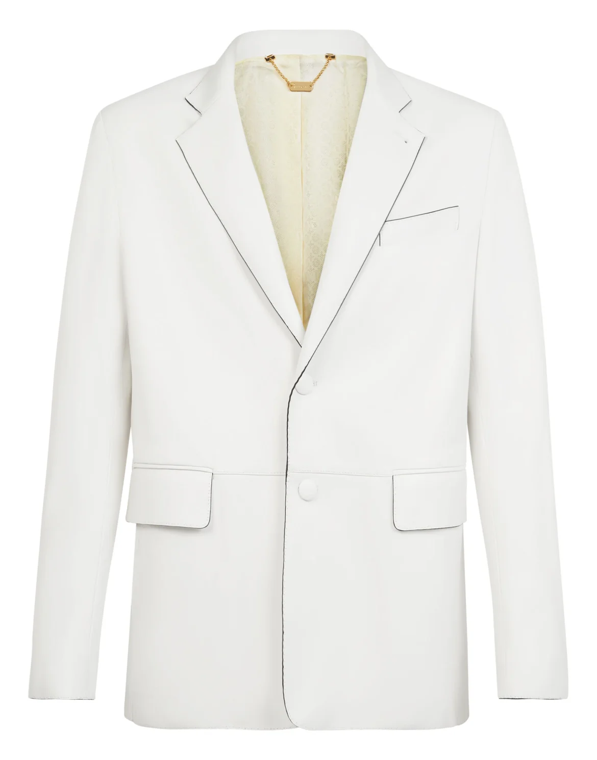 Leather Blazer Elegant, цвет: Белый