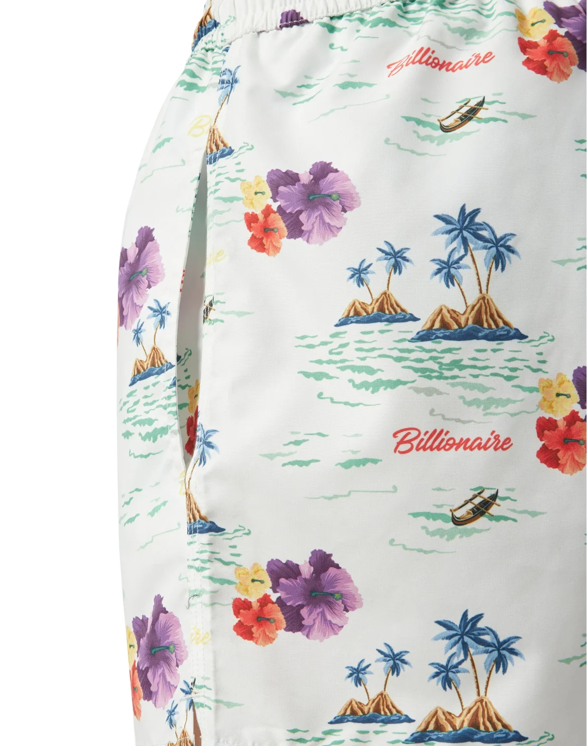 Beachwear Short Trousers Palms, цвет: Белый