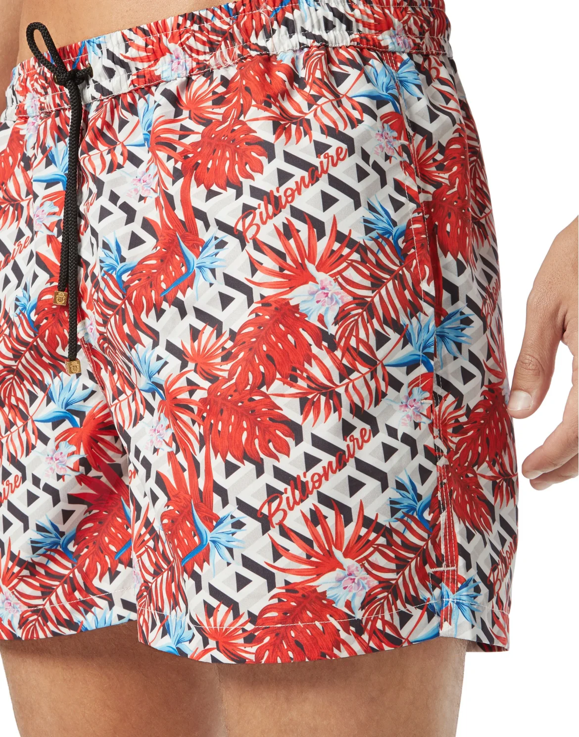 Beachwear Short Trousers Palms, цвет: Белый