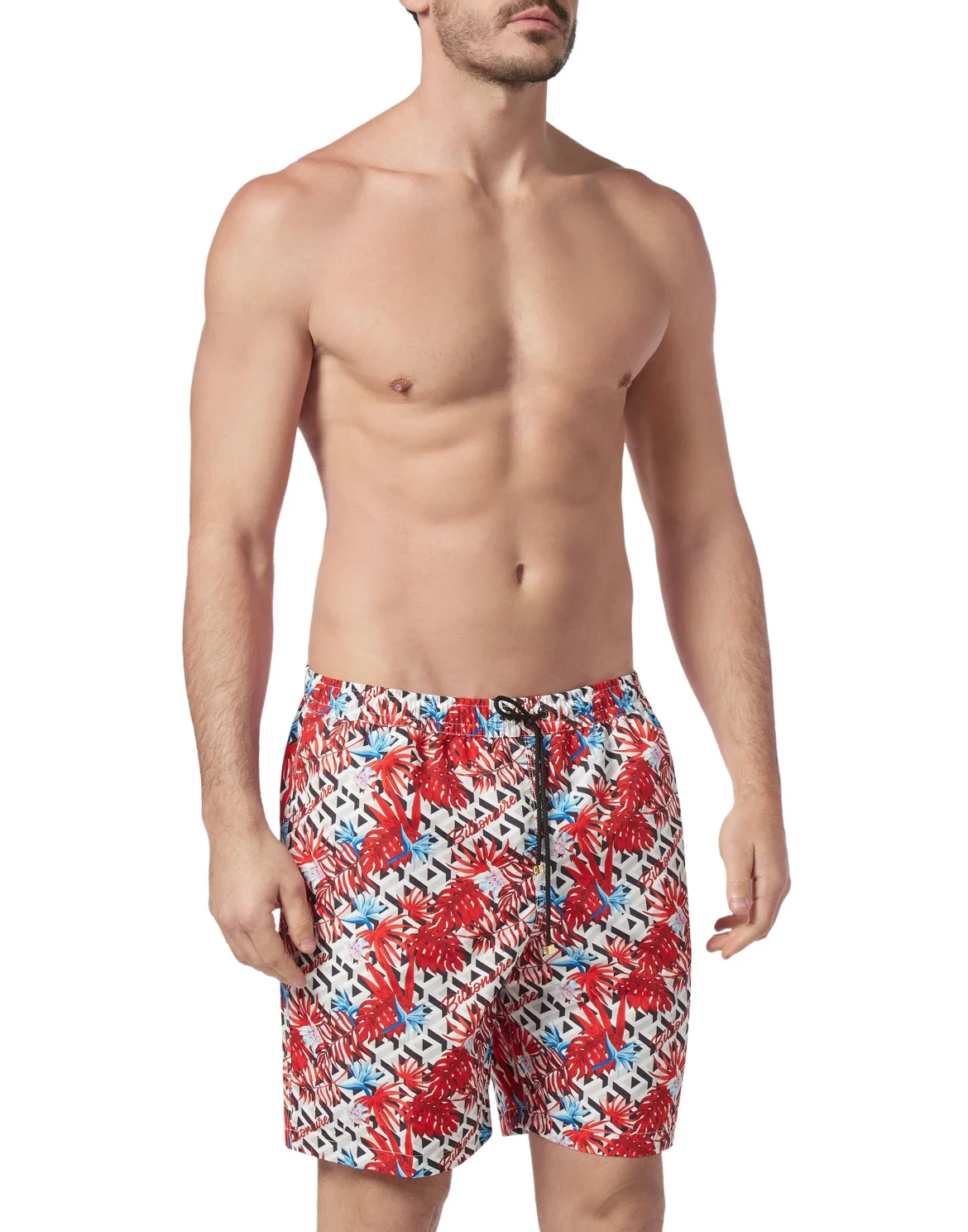 Beachwear Long Trousers Palms, цвет: Белый