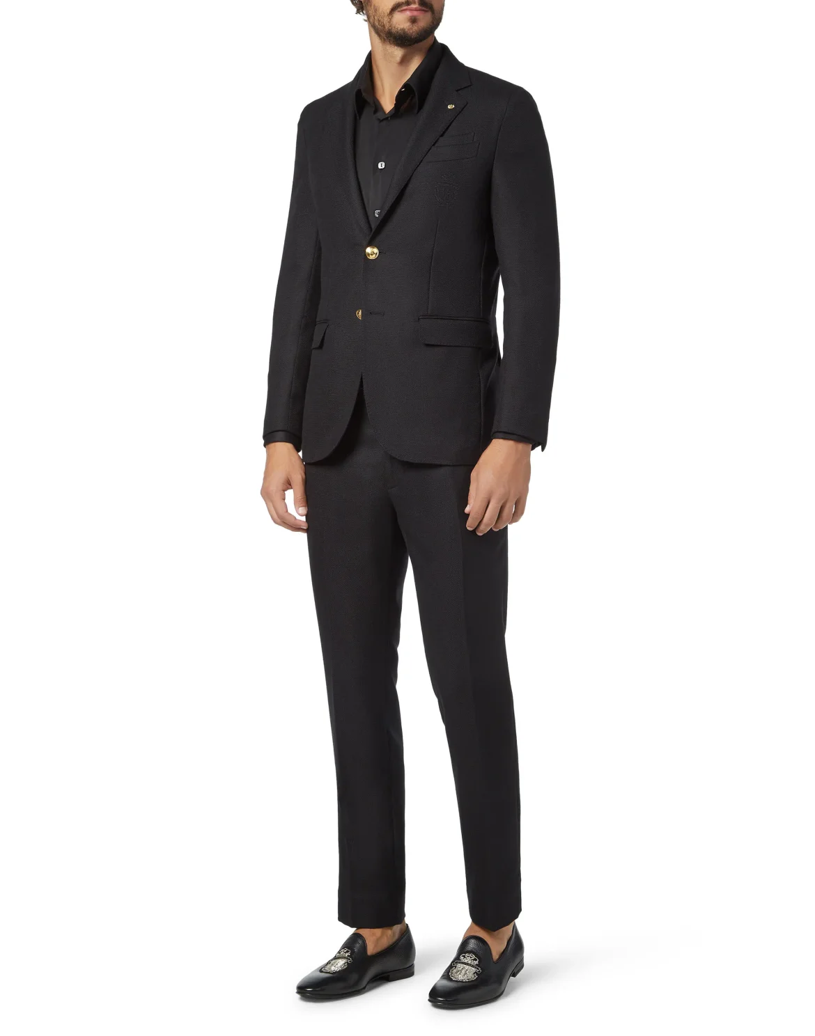 Blazer Super Slim Fit Crest, цвет: Черный