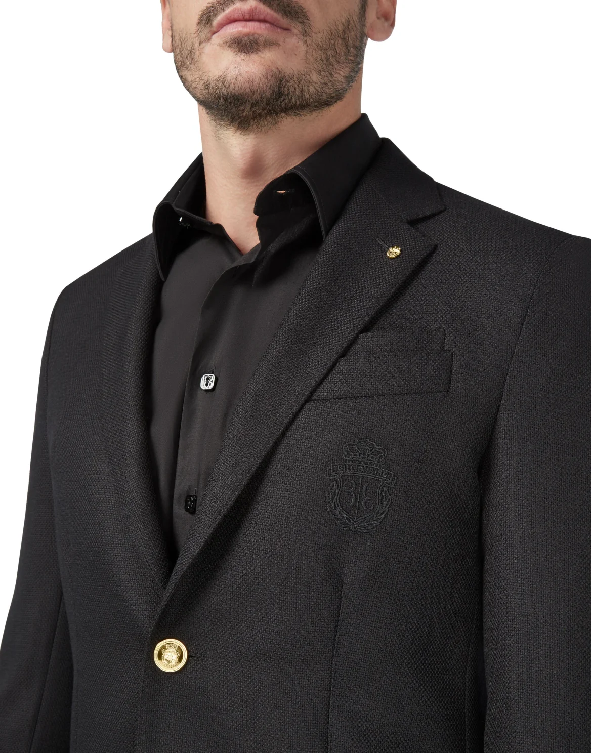 Blazer Tailored Fit Crest, цвет: Черный