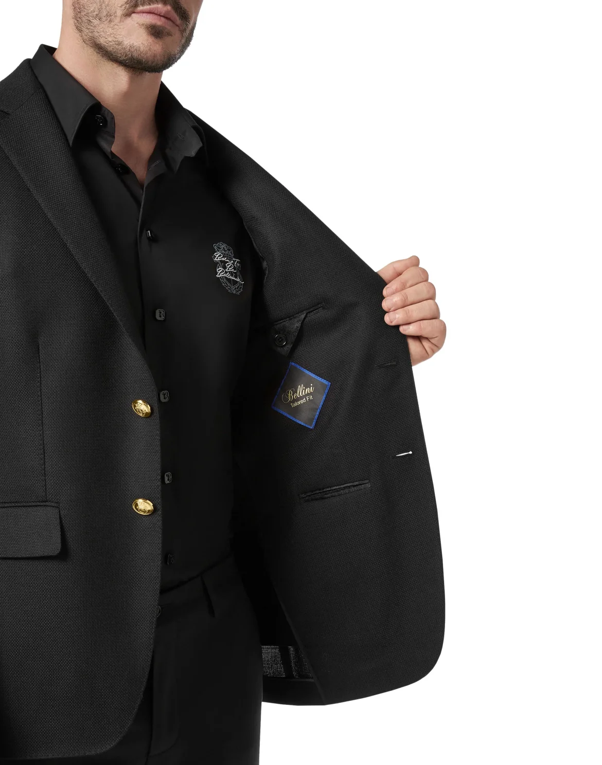 Blazer Tailored Fit Crest, цвет: Черный